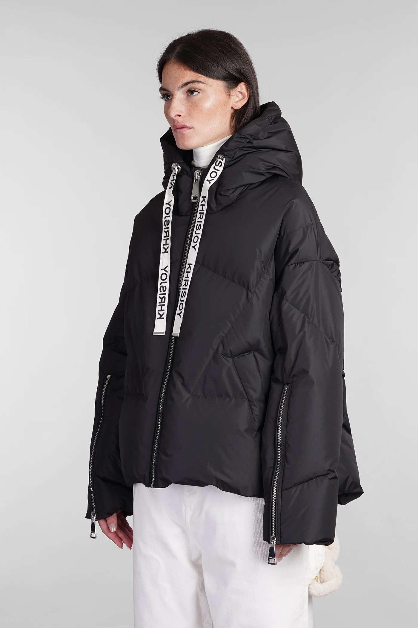 puffer in black polyester - Image 4
