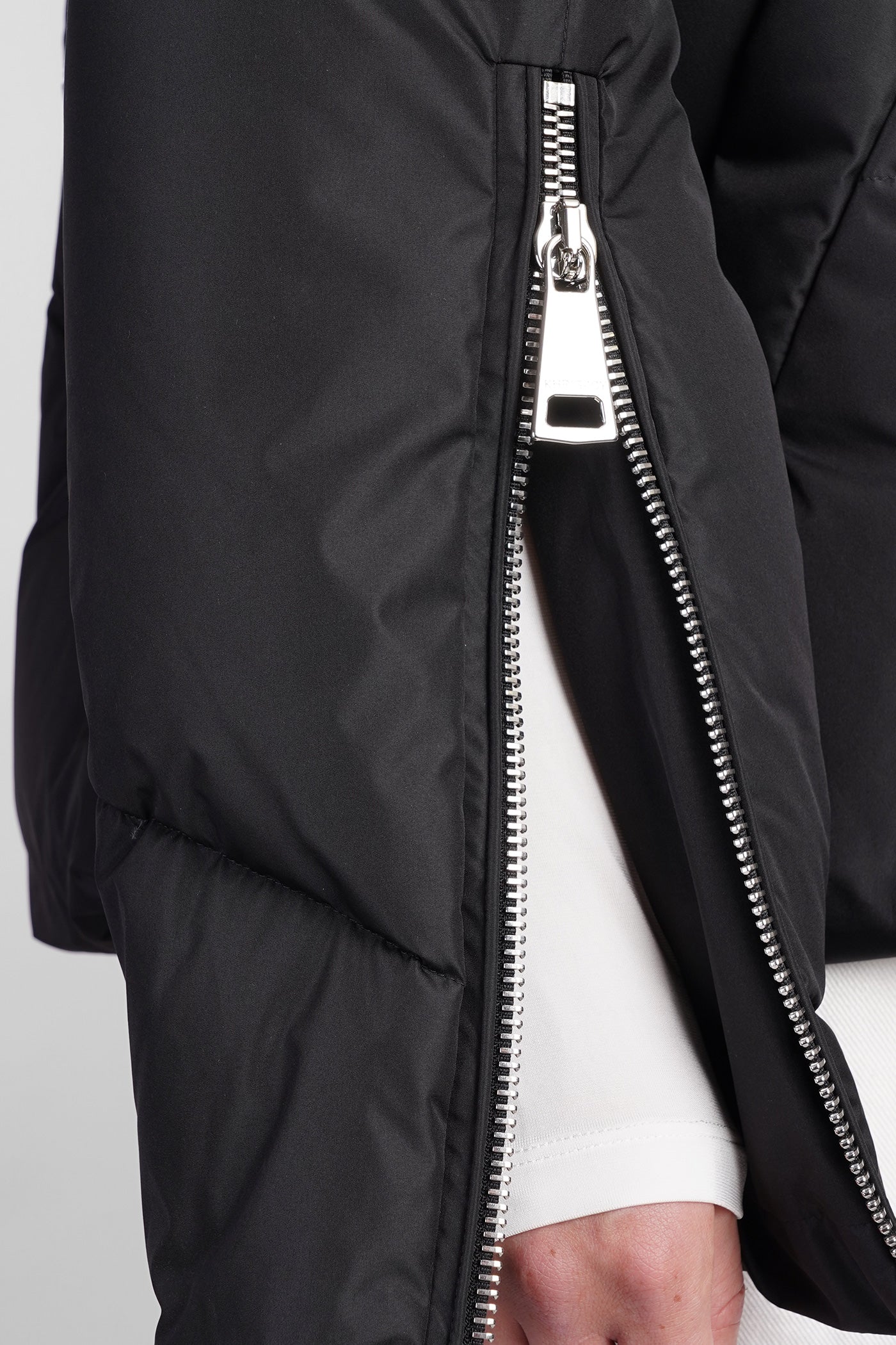 puffer in black polyester - Image 5