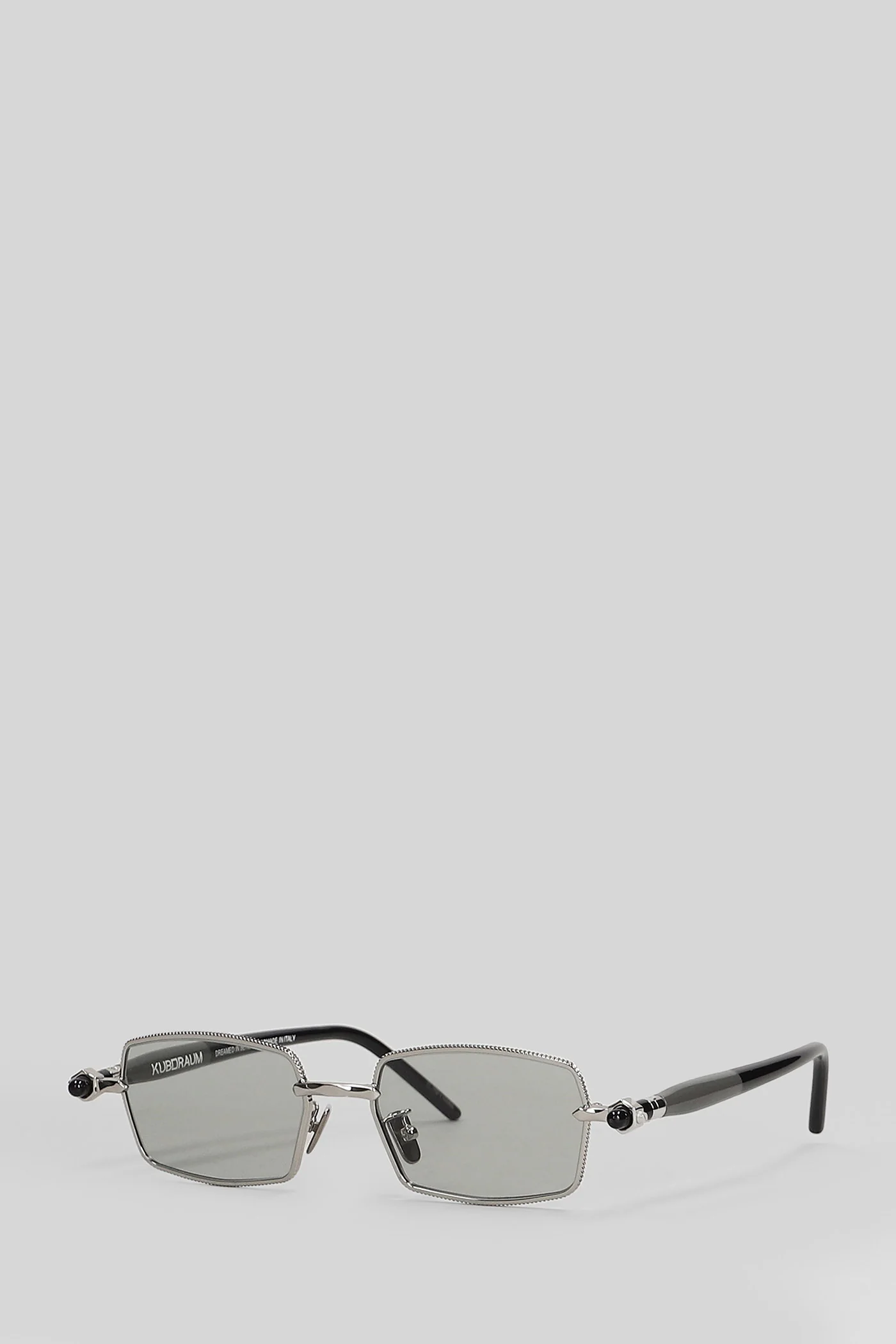 P73 Sunglasses in silver acetate - Image 2