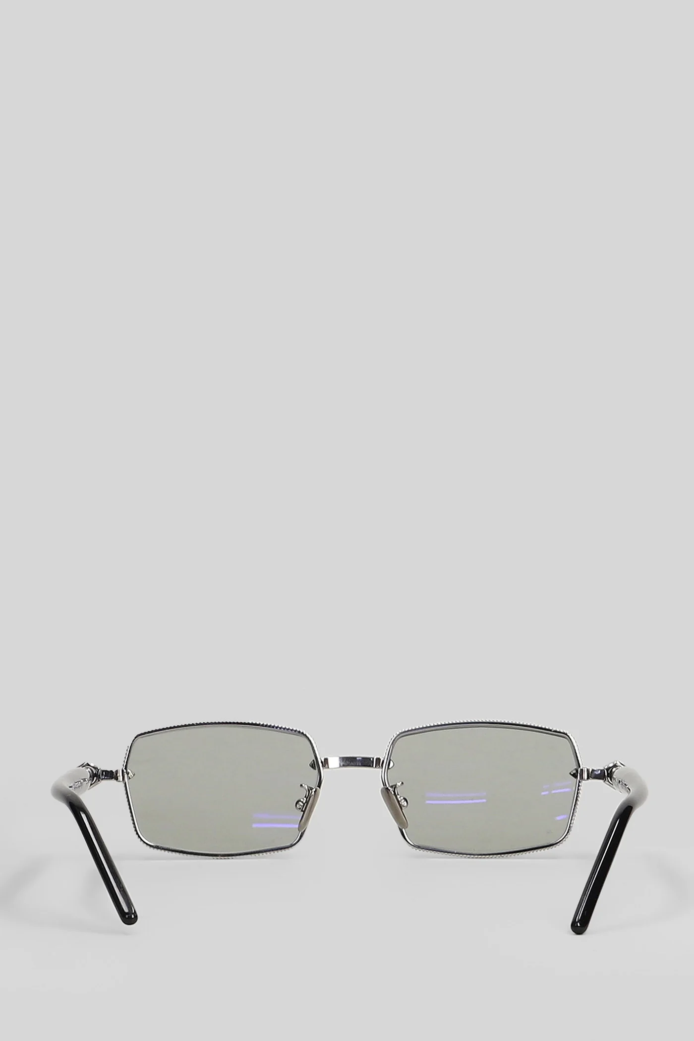 P73 Sunglasses in silver acetate - Image 3
