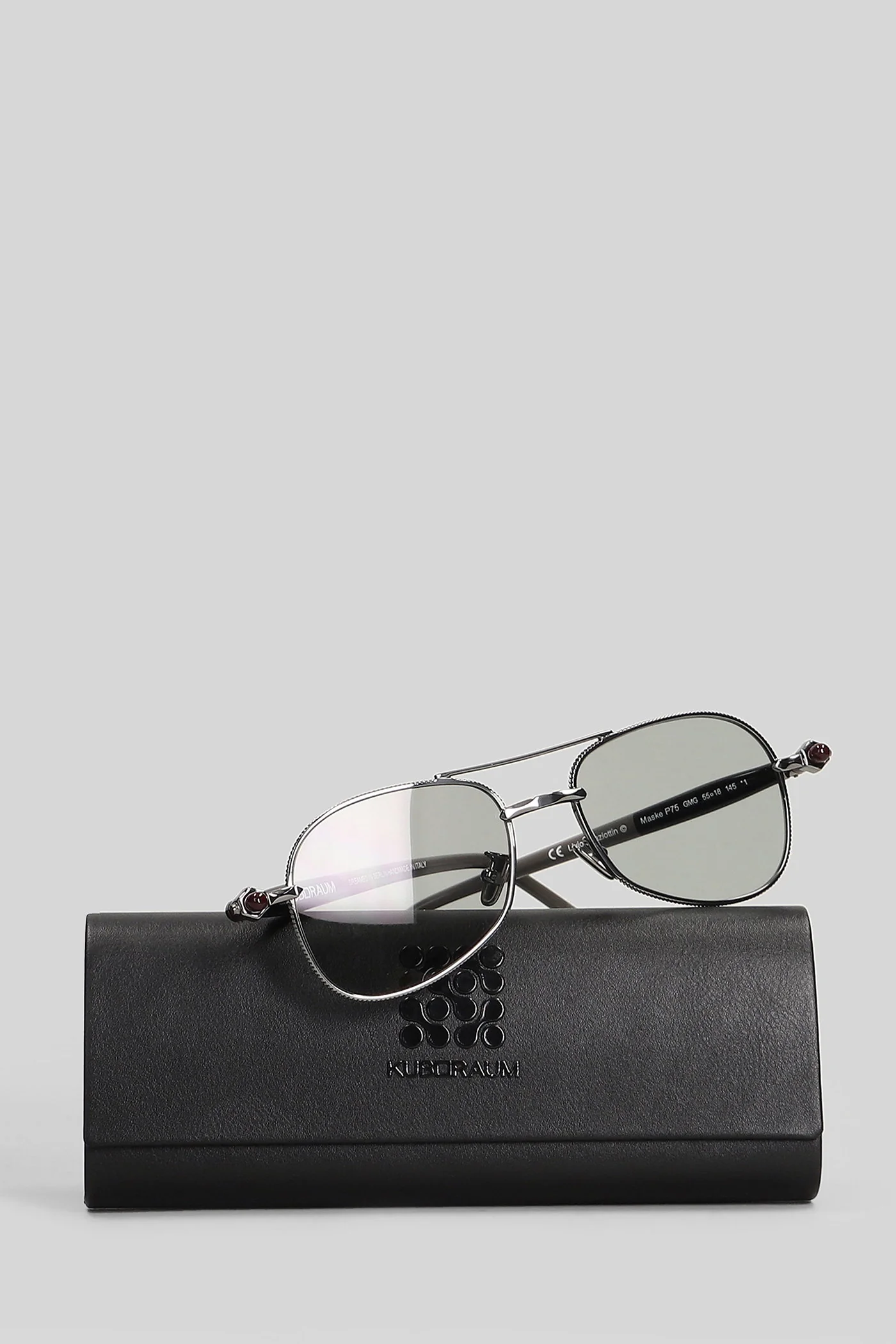 P75 Sunglasses in grey acetate - Image 4