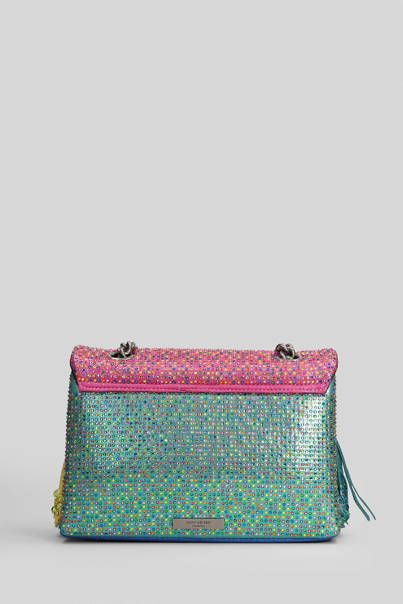 Kensington Fringe Shoulder bag in multicolor leather - Image 3