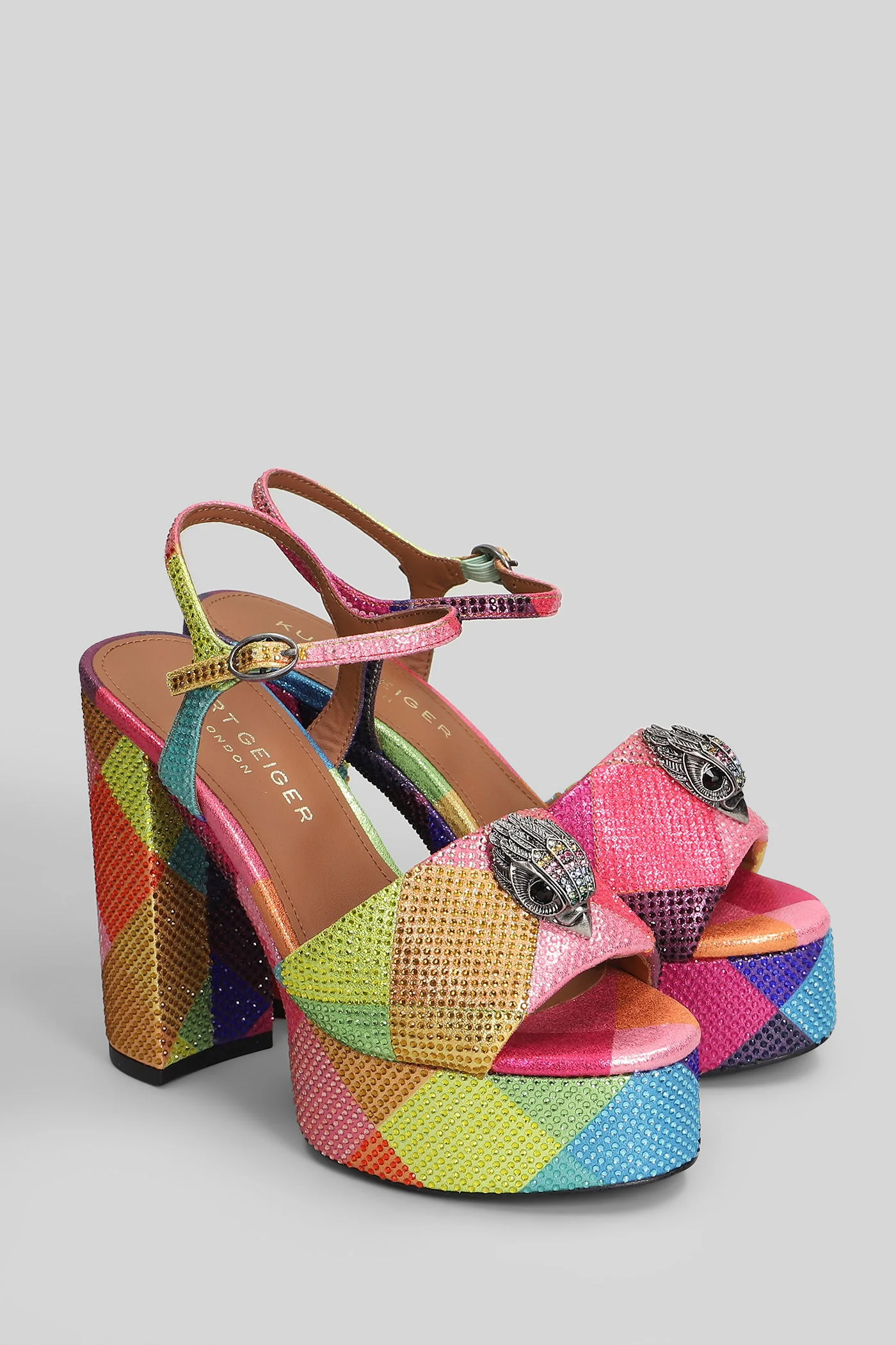 Kensington Platform Sandals in multicolor leather - Image 2