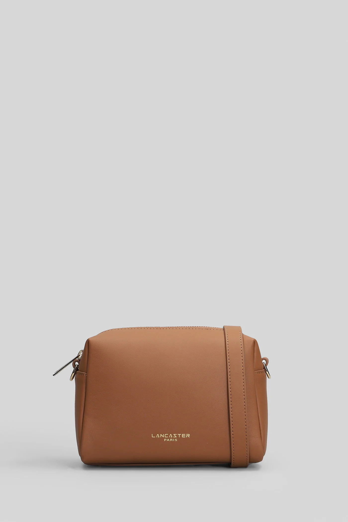 Donna Cube Shoulder bag in Camel leather