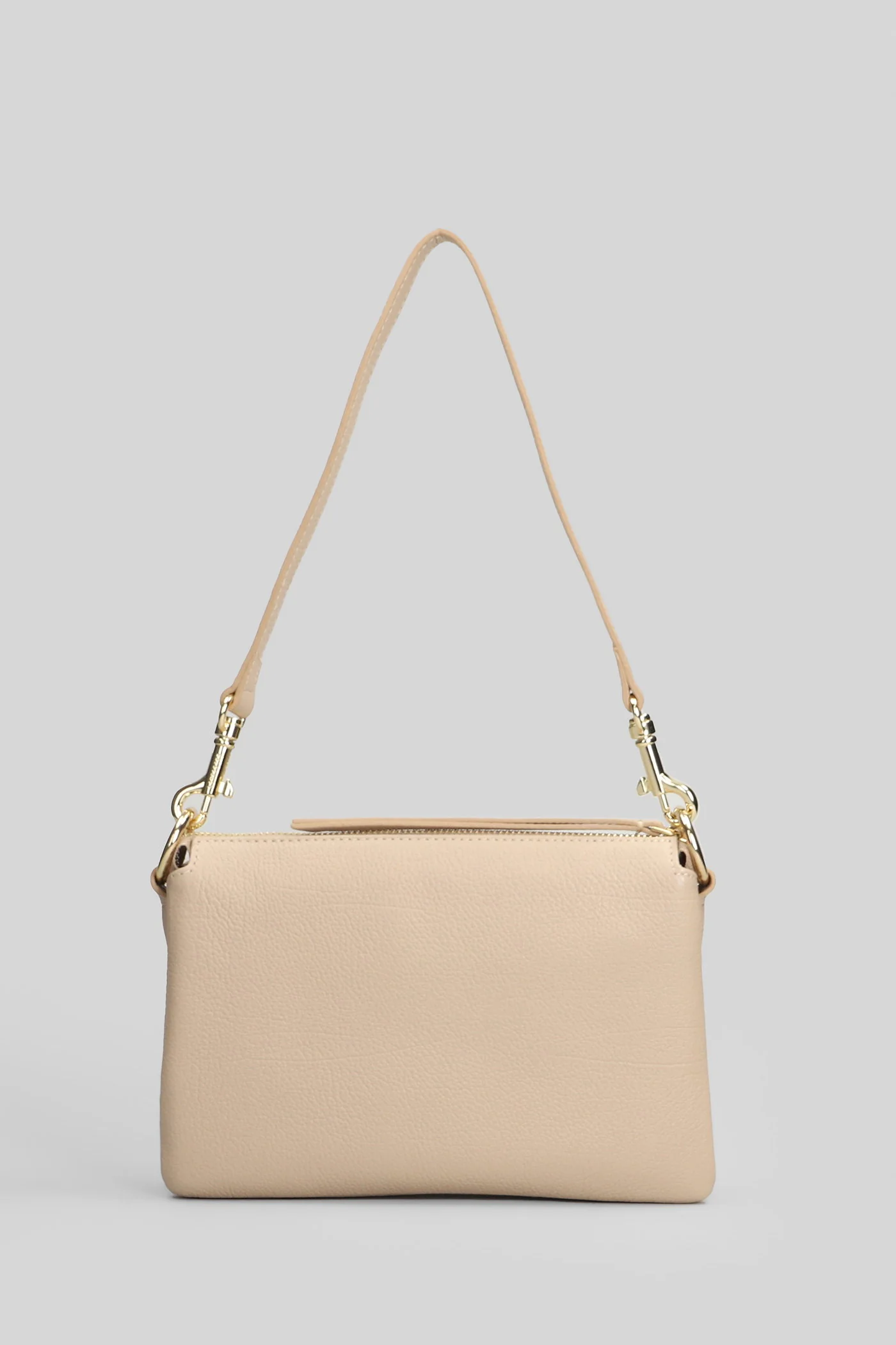 Dune Shoulder bag in beige leather - Image 3