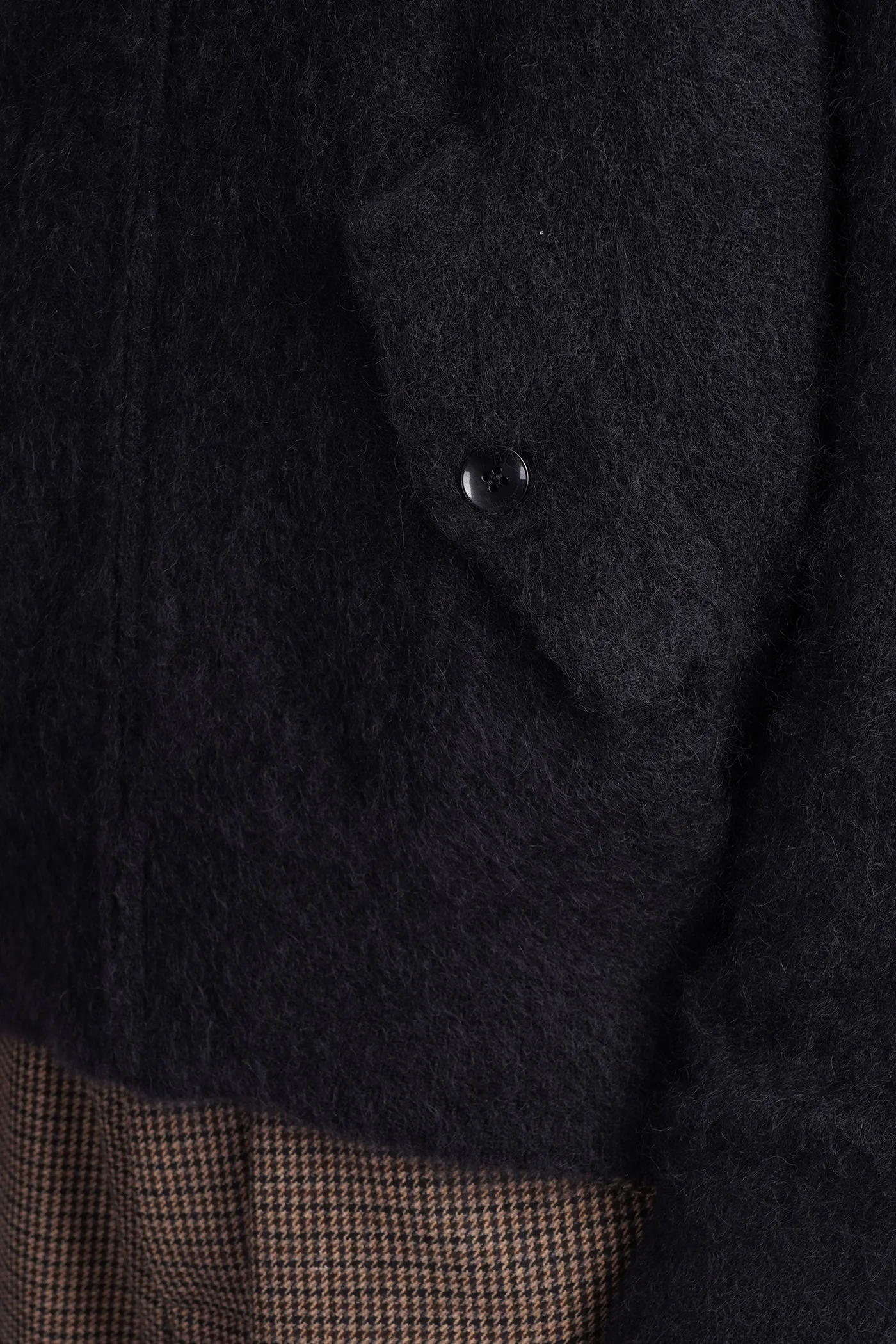 Casual jacket in black Mohair - Image 5