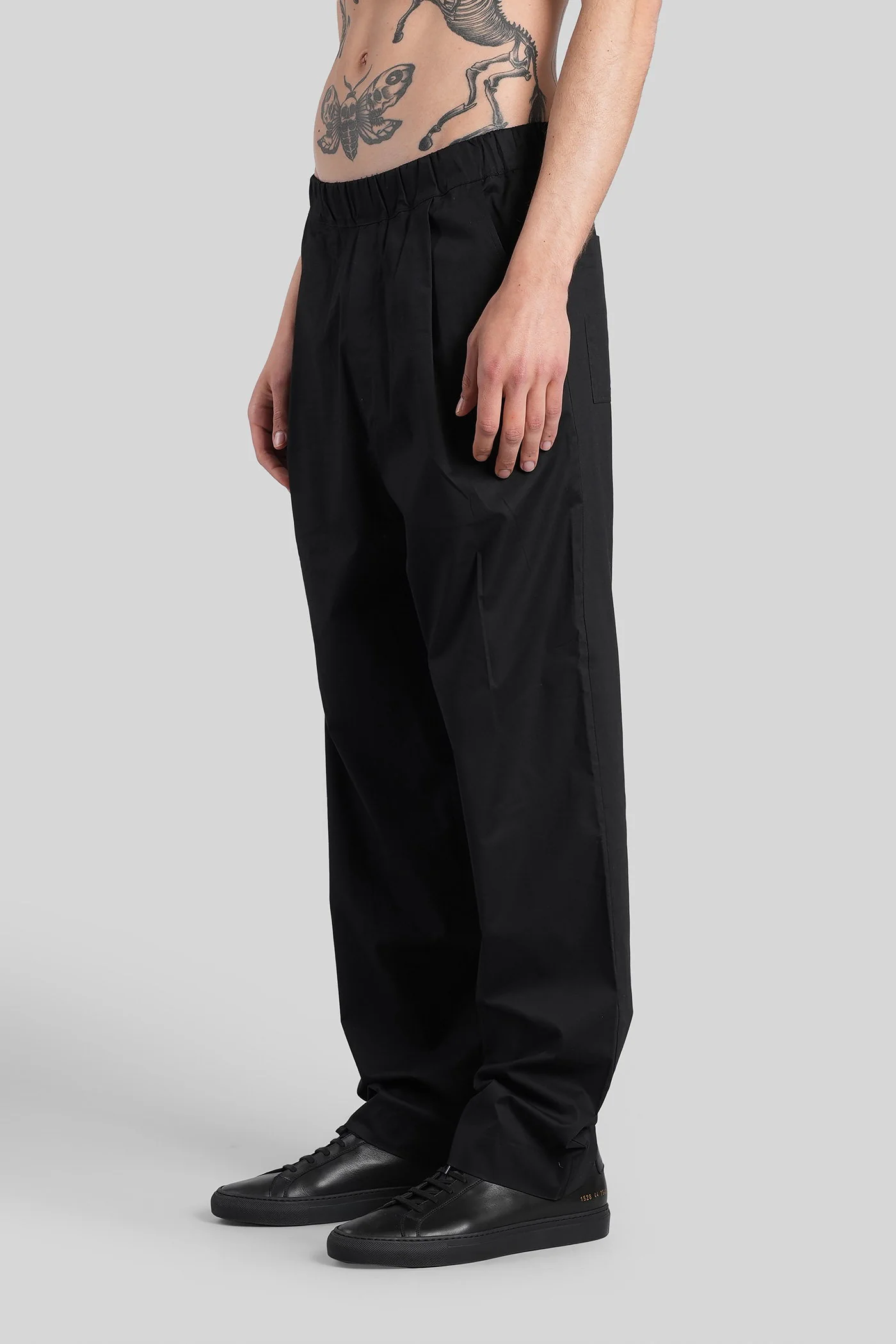 Pants in black cotton - Image 4