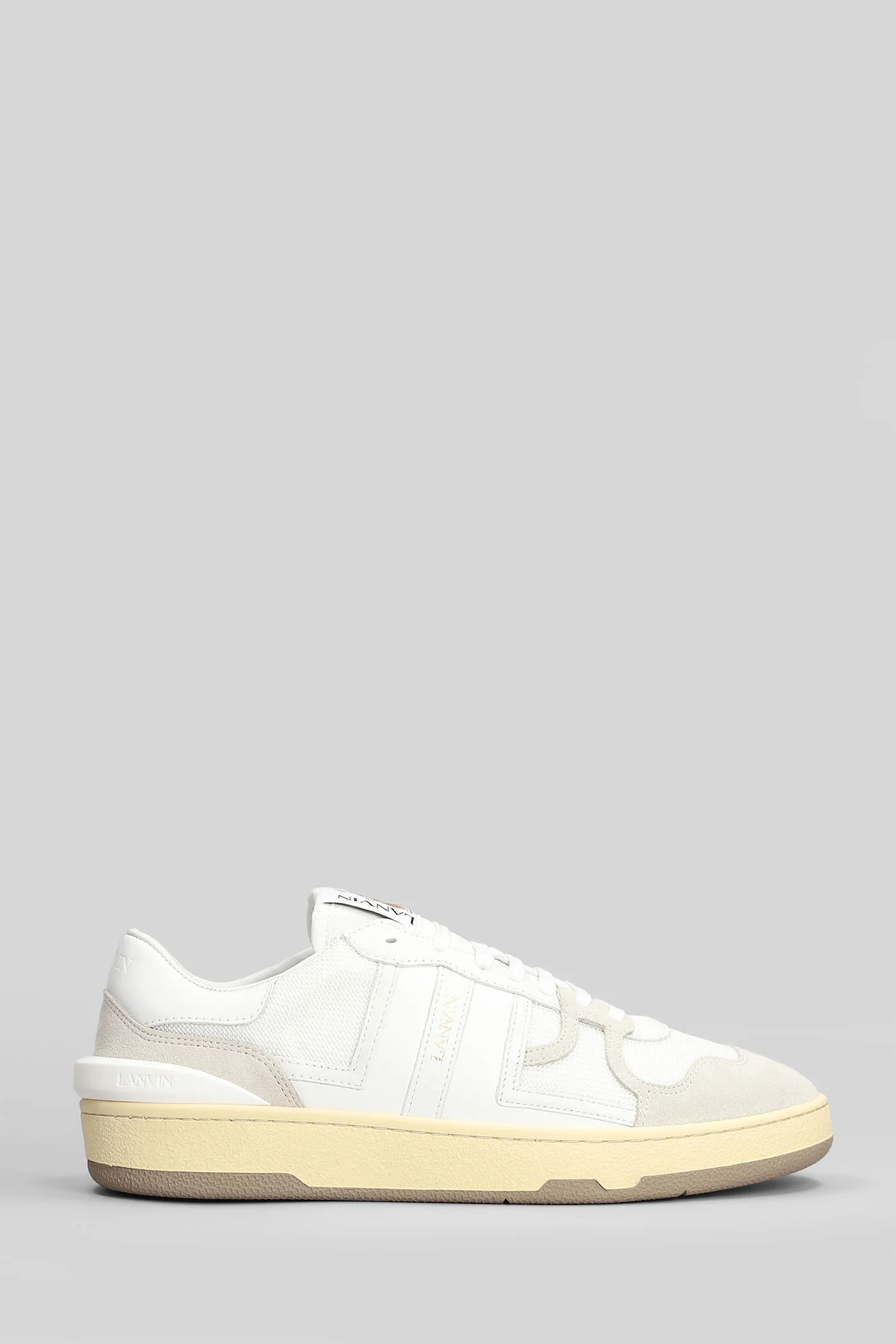 Clay low top Sneakers in white polyester