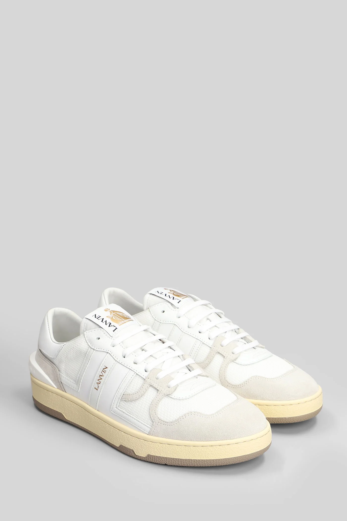 Clay low top Sneakers in white polyester - Image 2