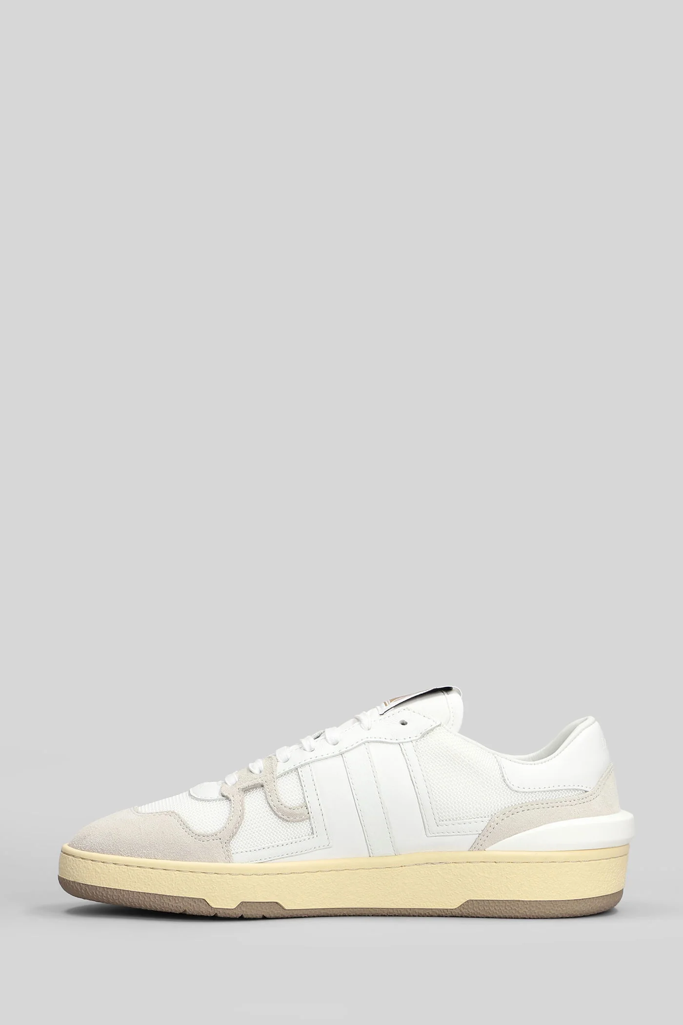 Clay low top Sneakers in white polyester - Image 3