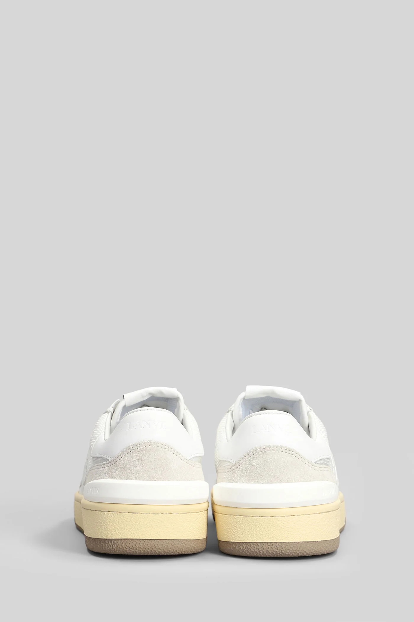 Clay low top Sneakers in white polyester - Image 4