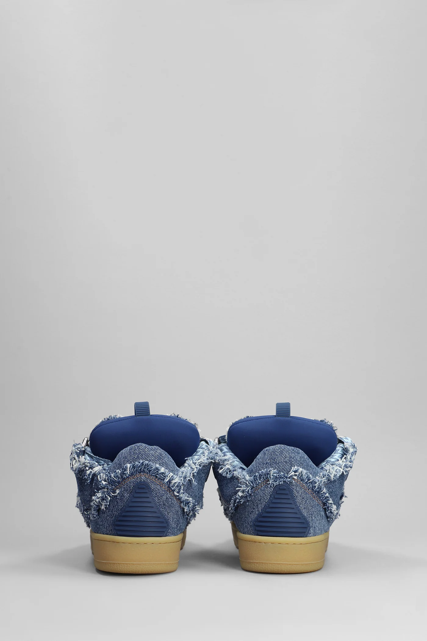 Curb Sneakers in blue cotton - Image 4