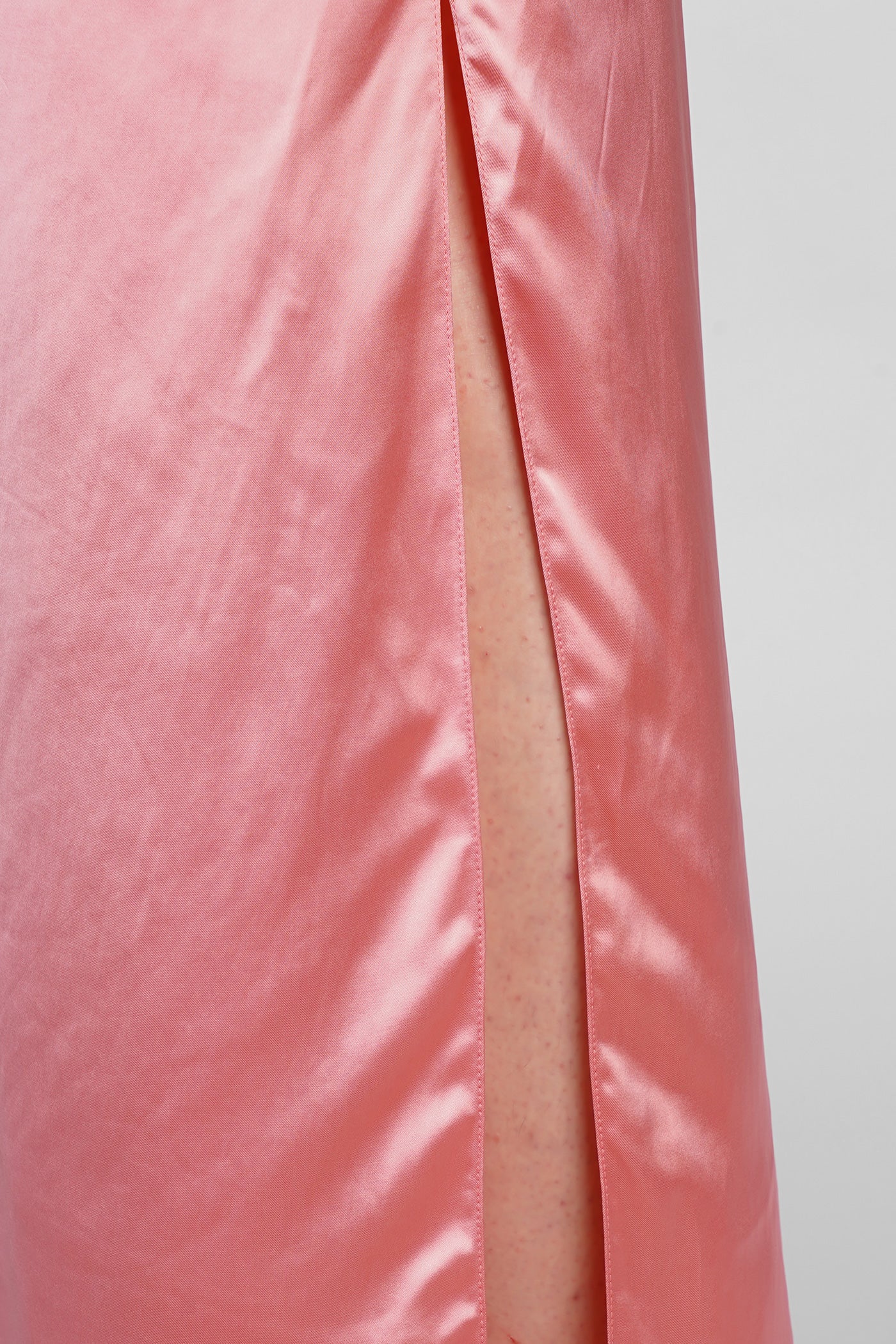 Dress woman  in rose-pink viscose - Image 5