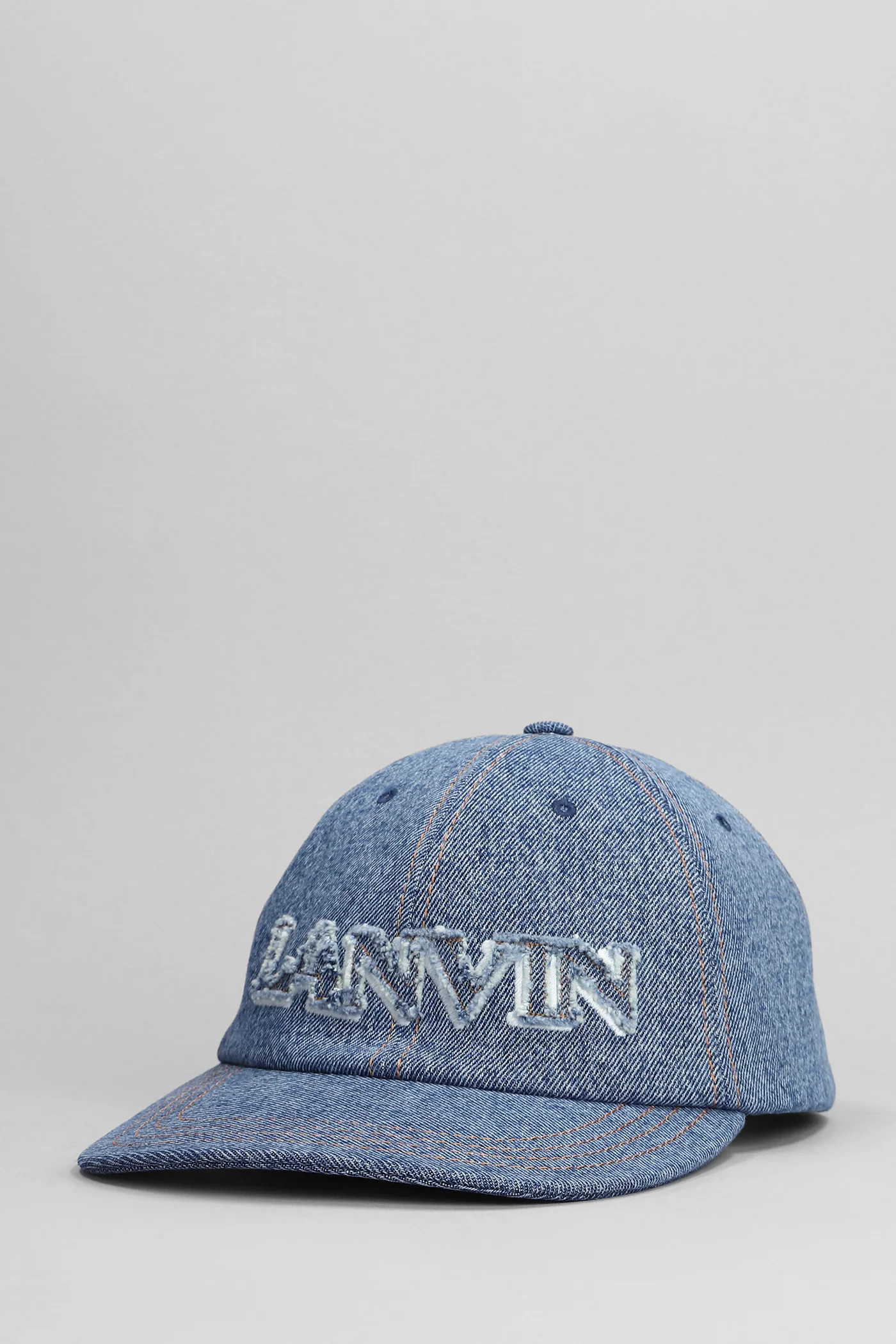 Hats in blue cotton - Image 2