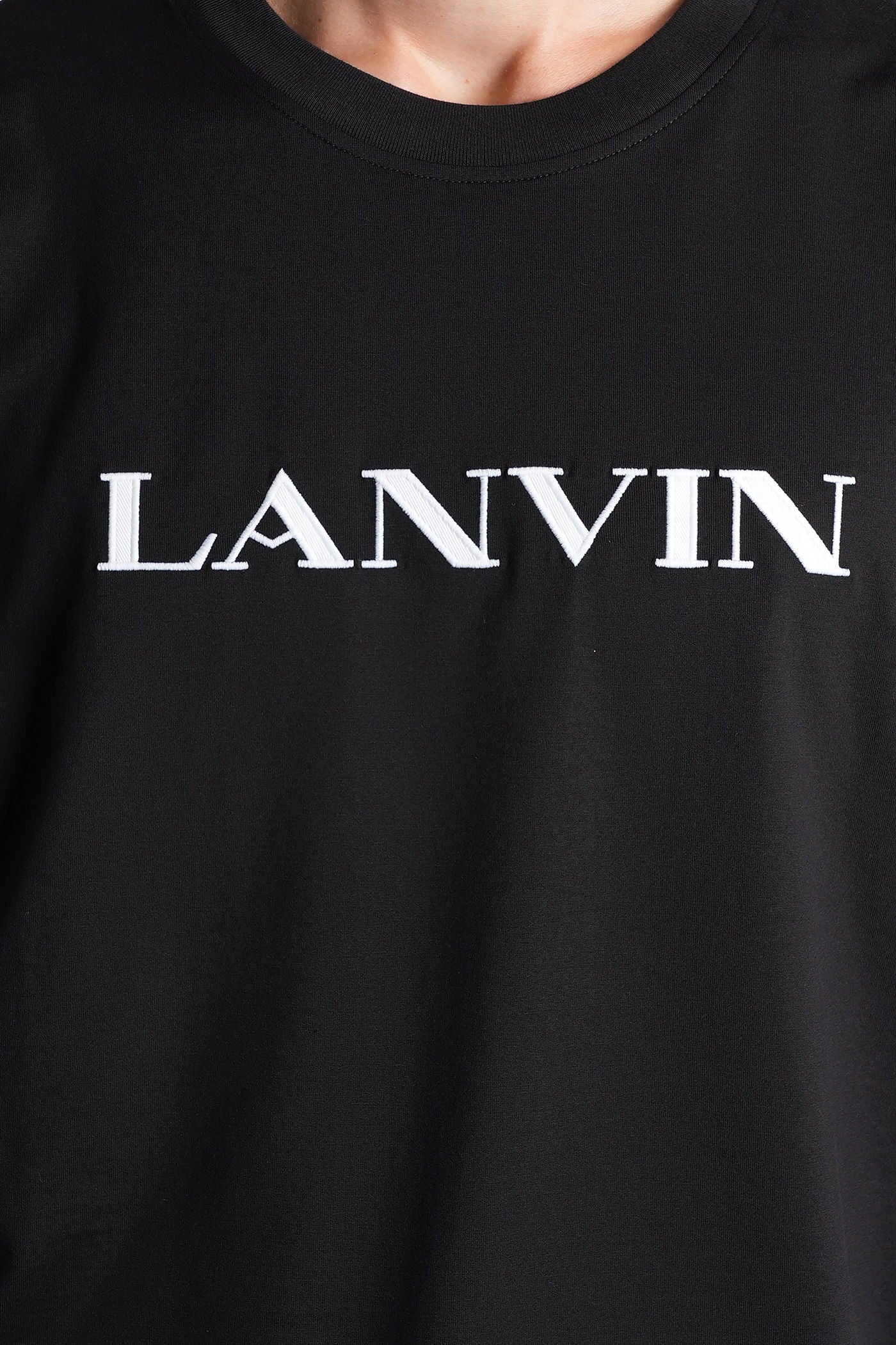 T-Shirt in black cotton - Image 5