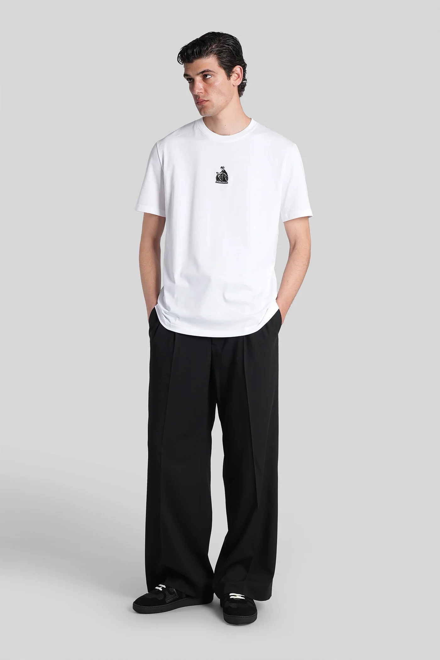 T-Shirt in white cotton - Image 2
