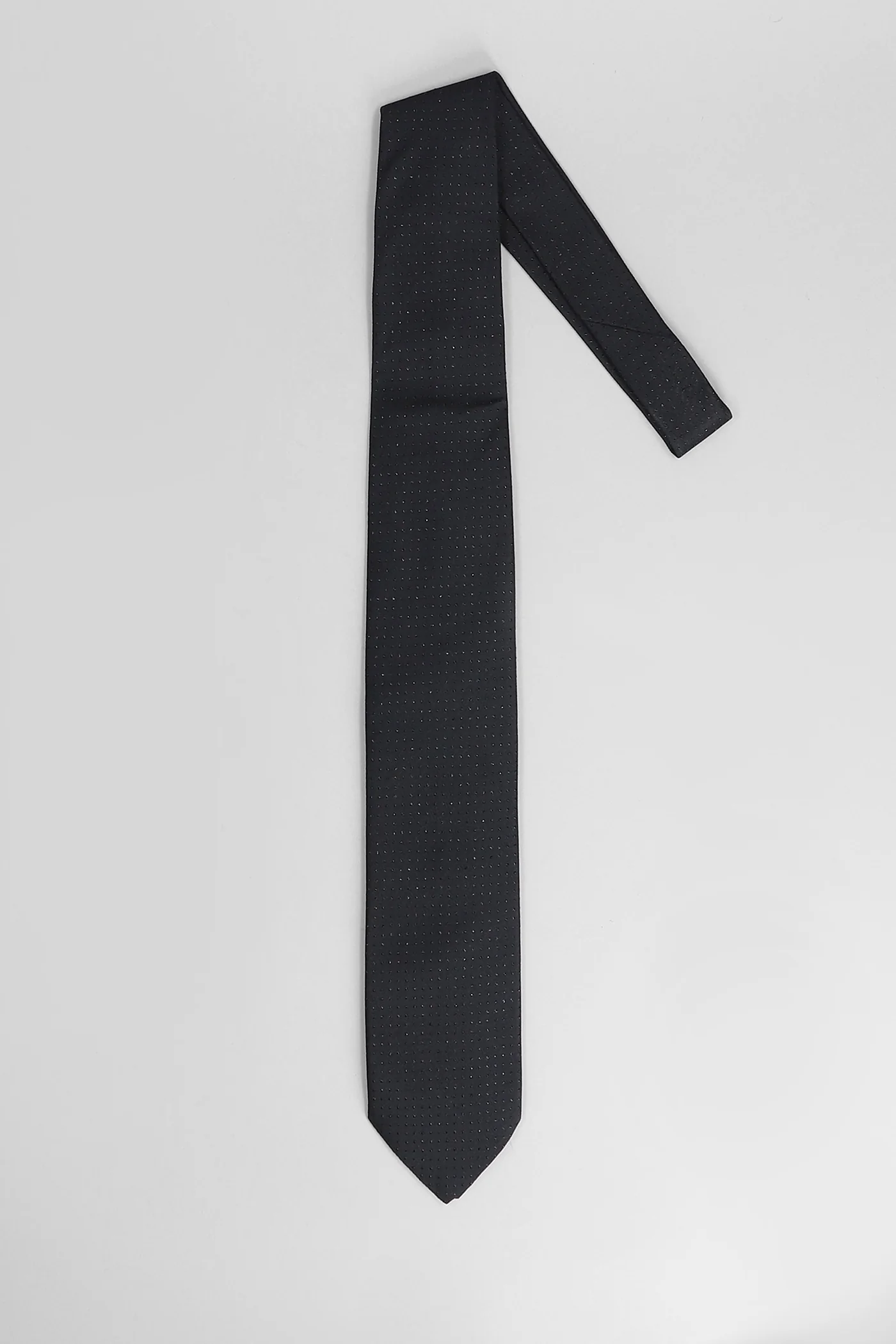 Tie in black silk - Image 2