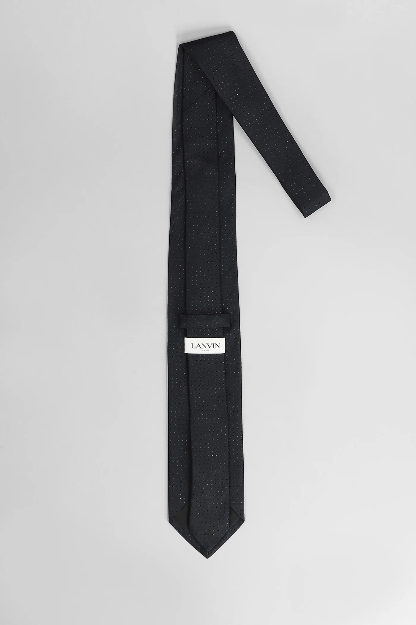 Tie in black silk - Image 3