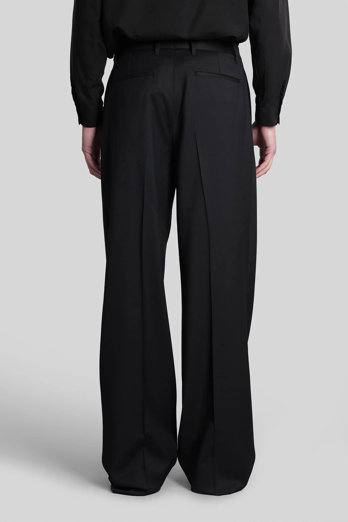 Pants in black wool - Image 3