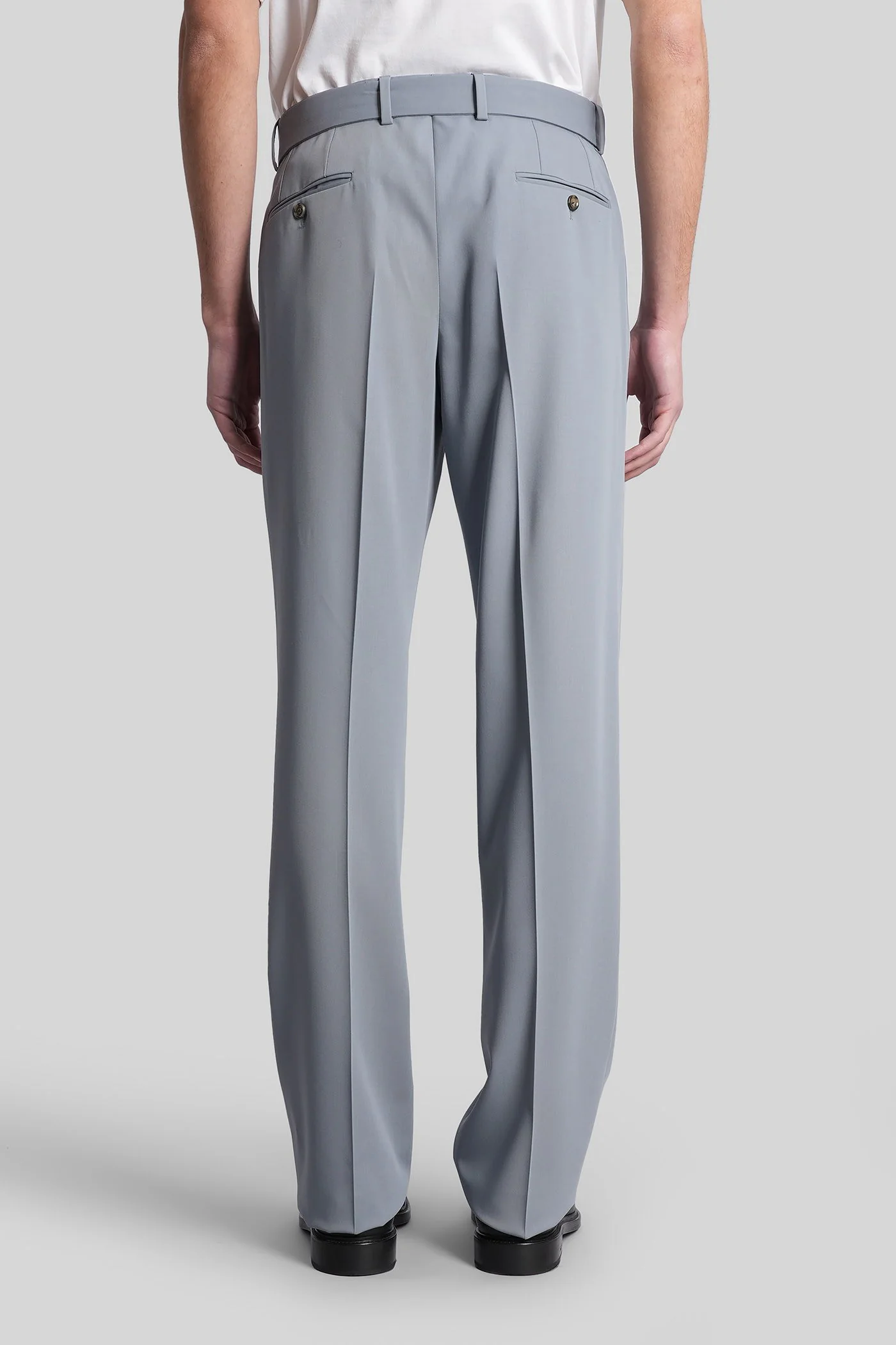 Pants in cyan wool - Image 3