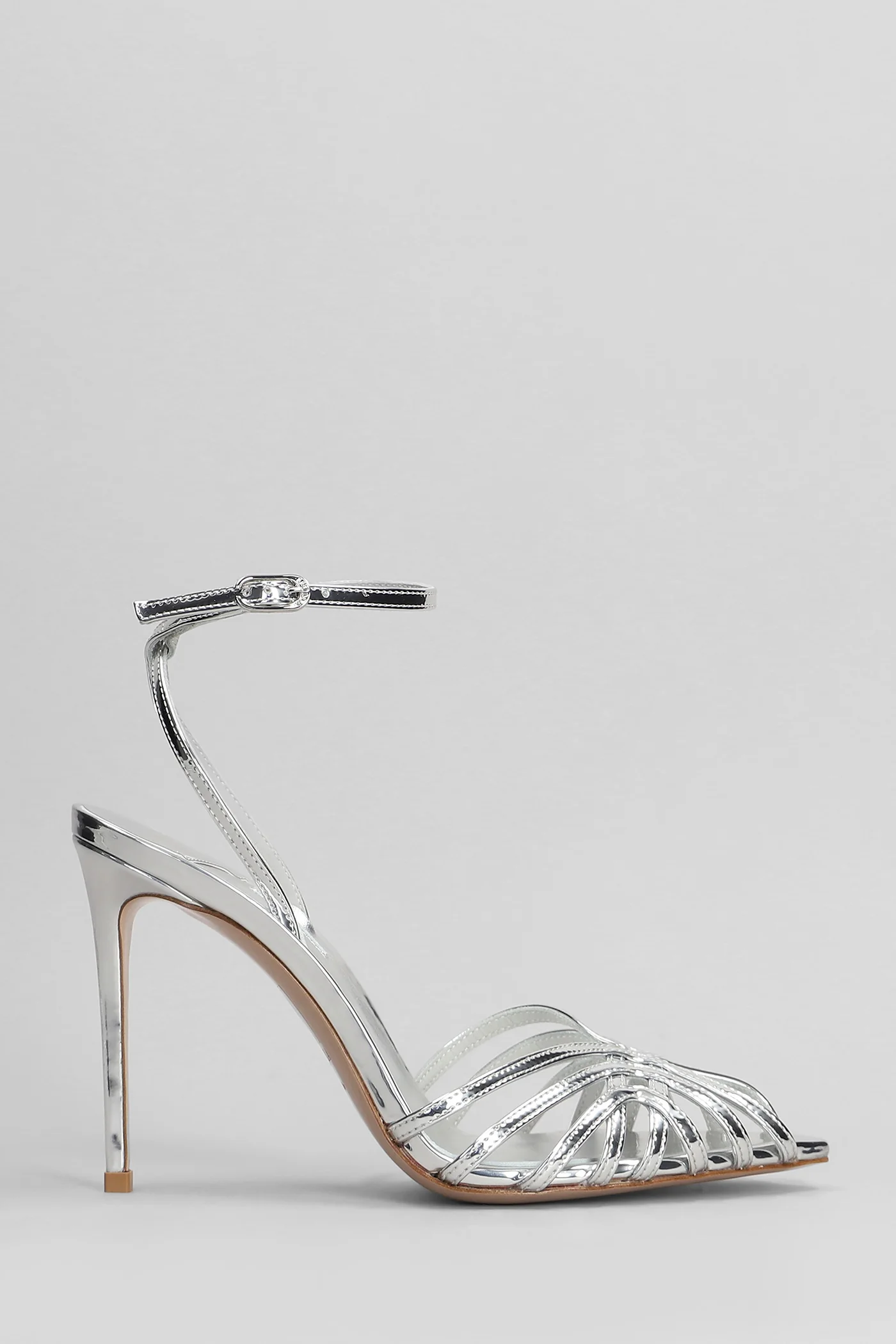 Embrace Sandals in silver leather