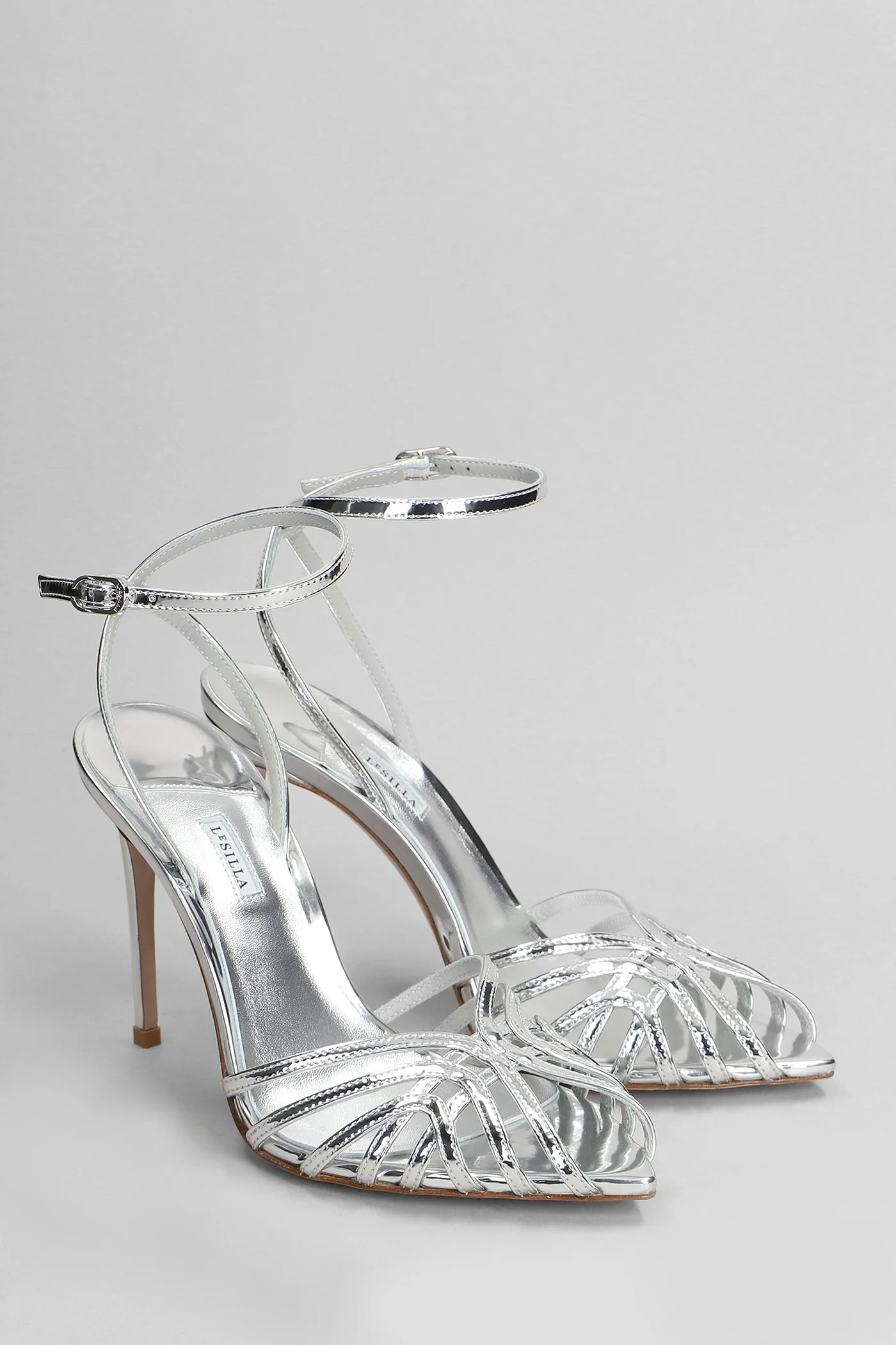 Embrace Sandals in silver leather - Image 2