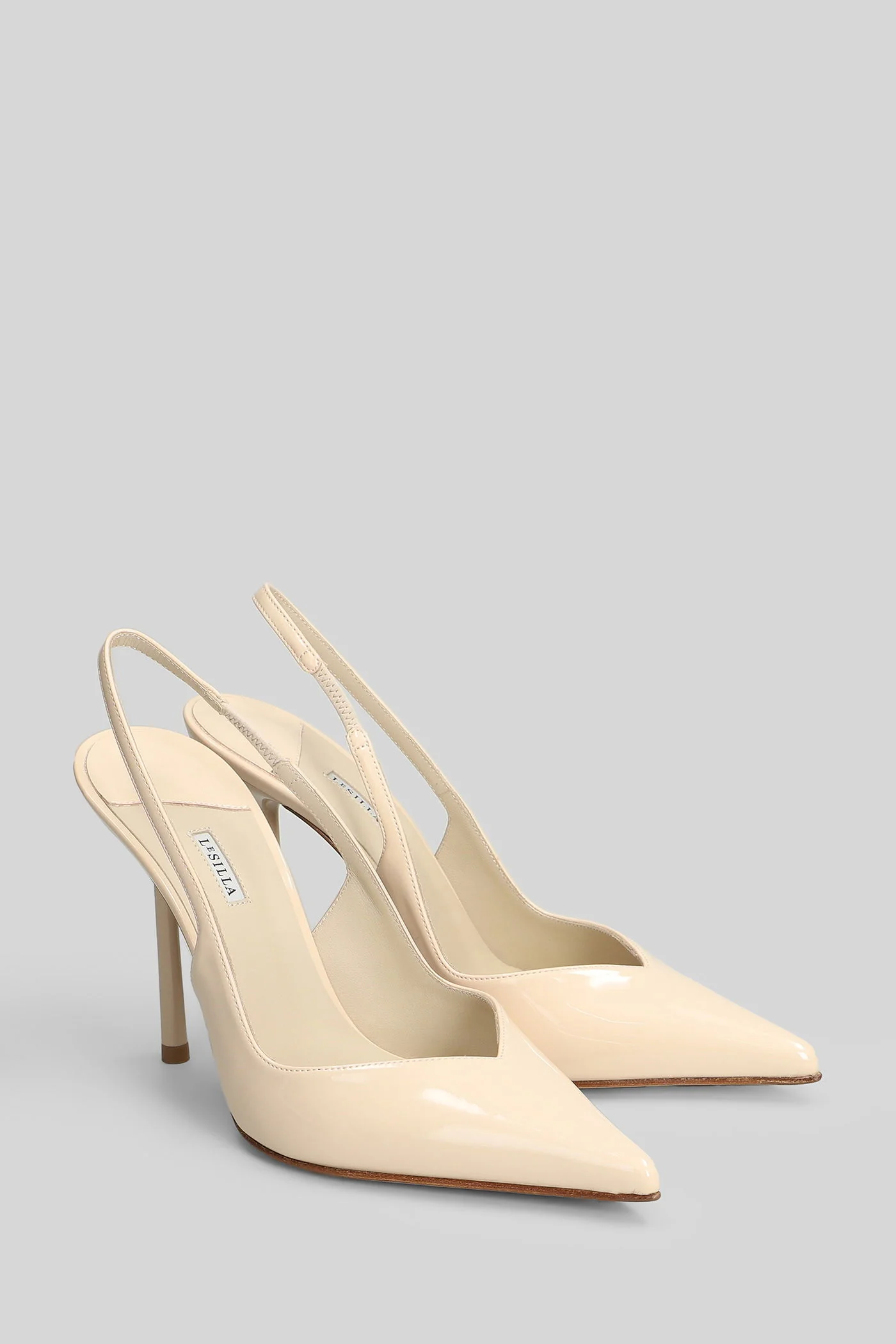 Vivienne Pumps in beige patent leather - Image 12