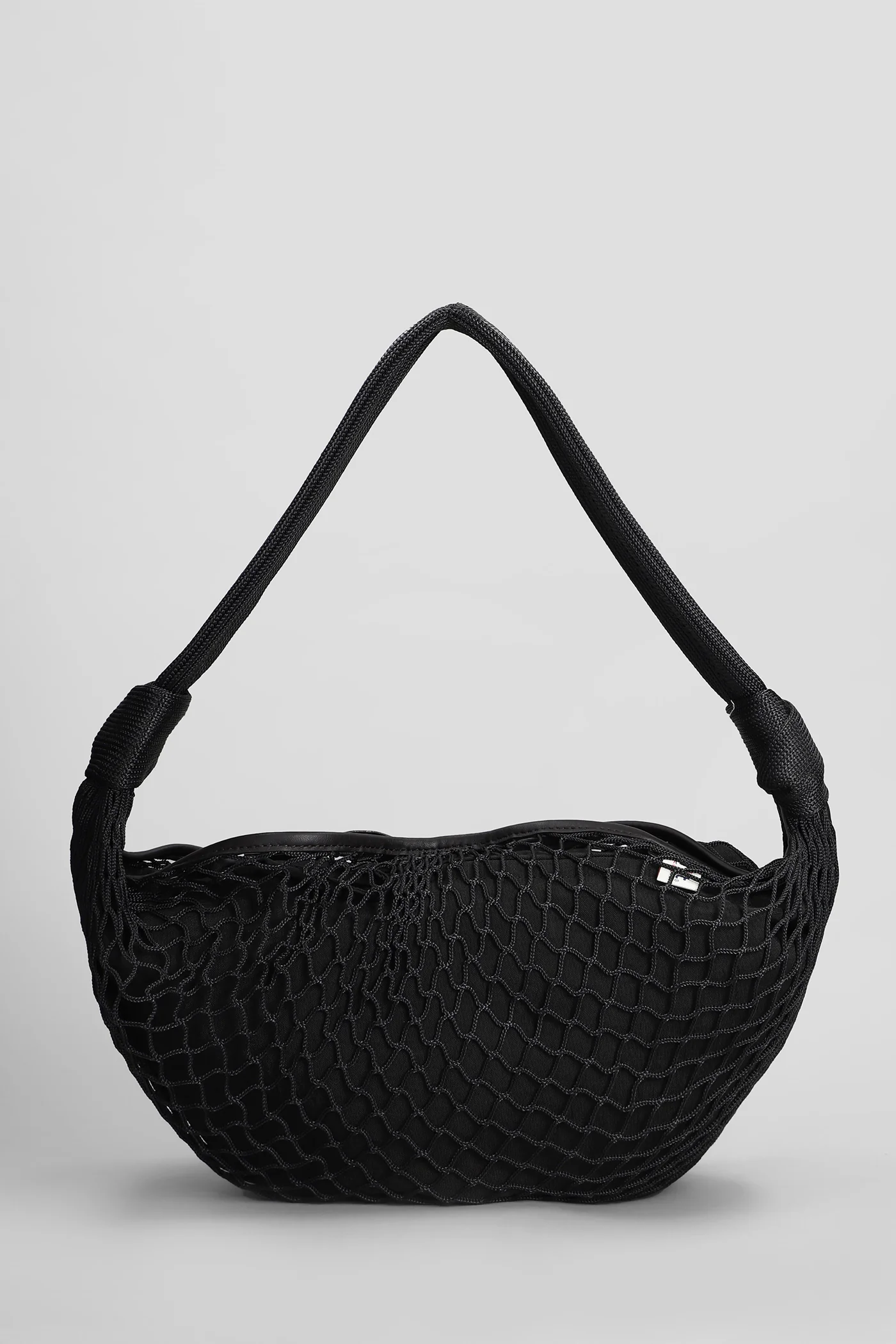 Fortune croissant Shoulder bag in black polyamide - Image 3