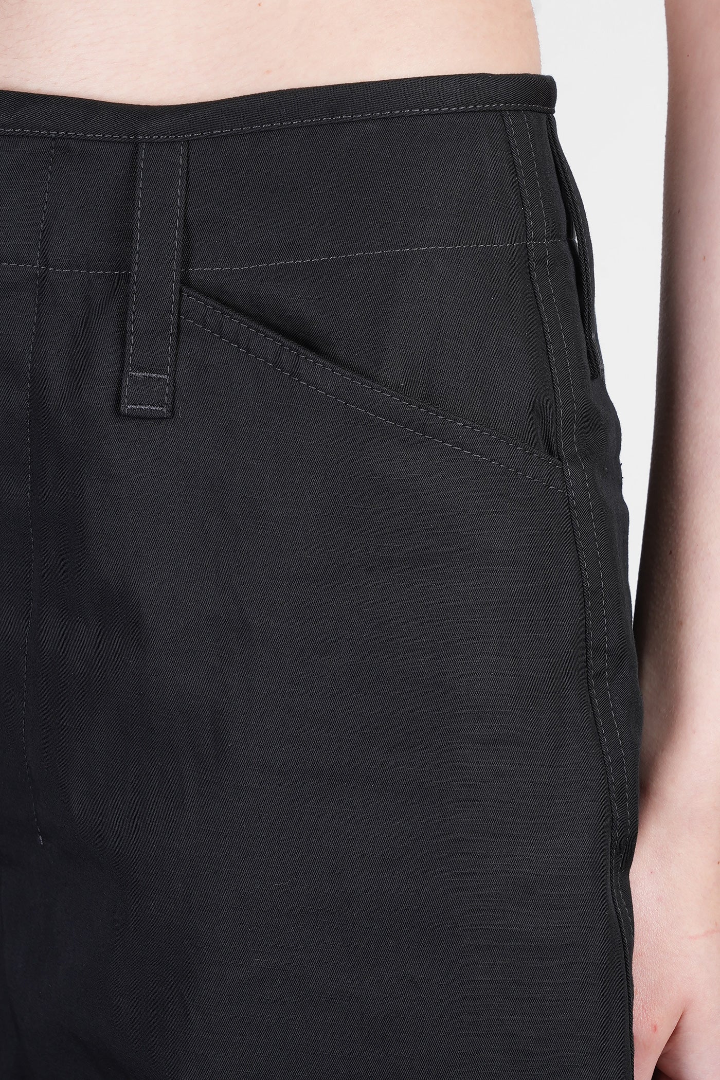 Pants in black cotton - Image 5