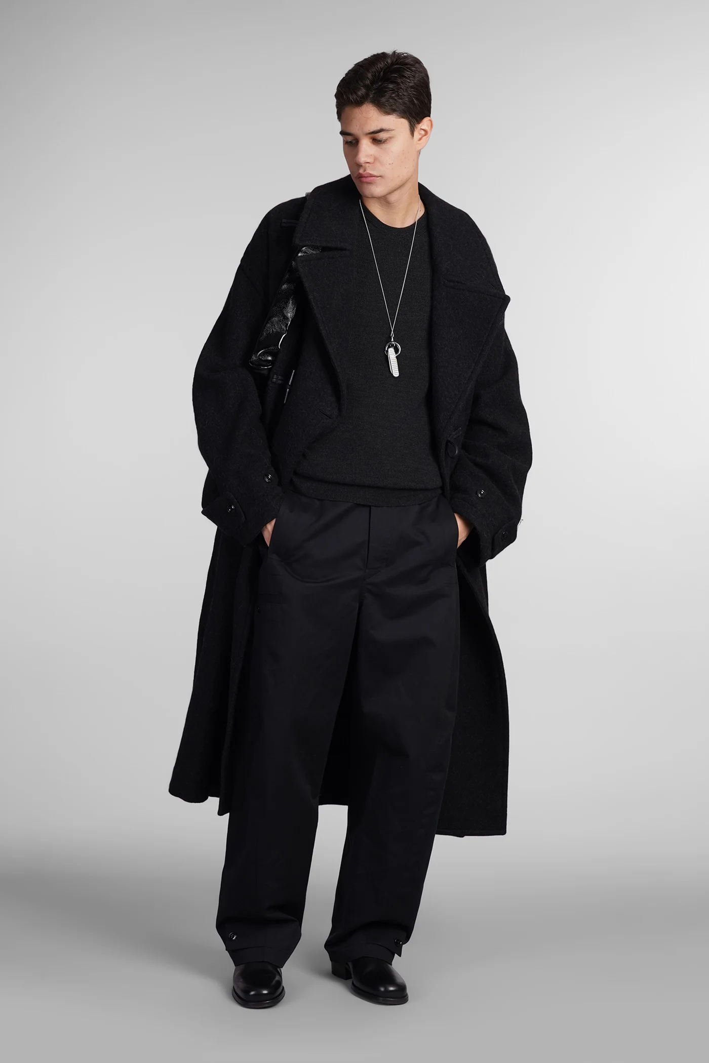 Pants in black cotton - Image 7