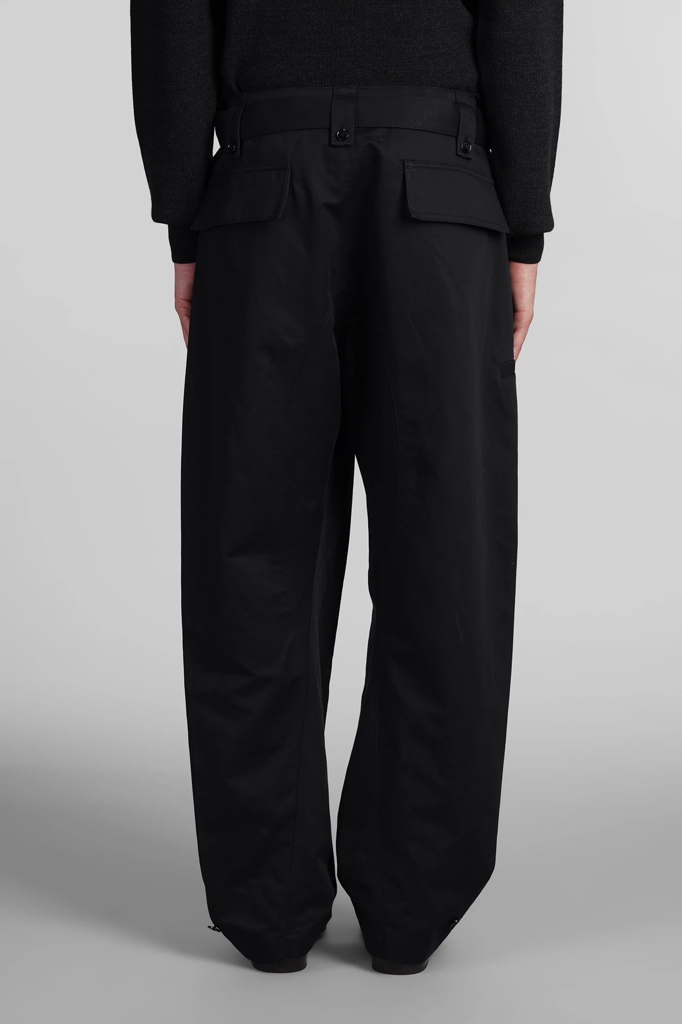 Pants in black cotton - Image 8
