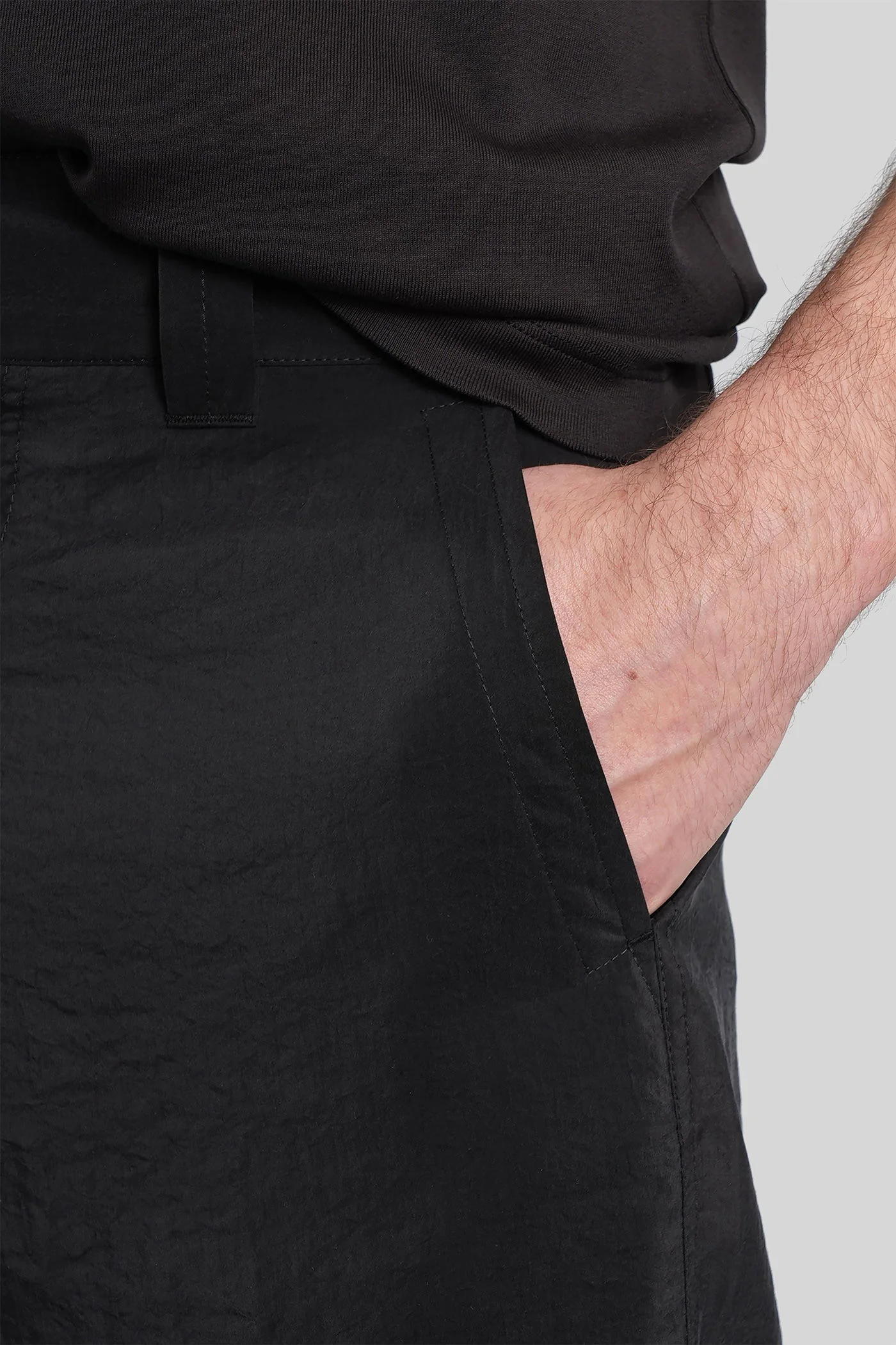Pants in black silk - Image 5
