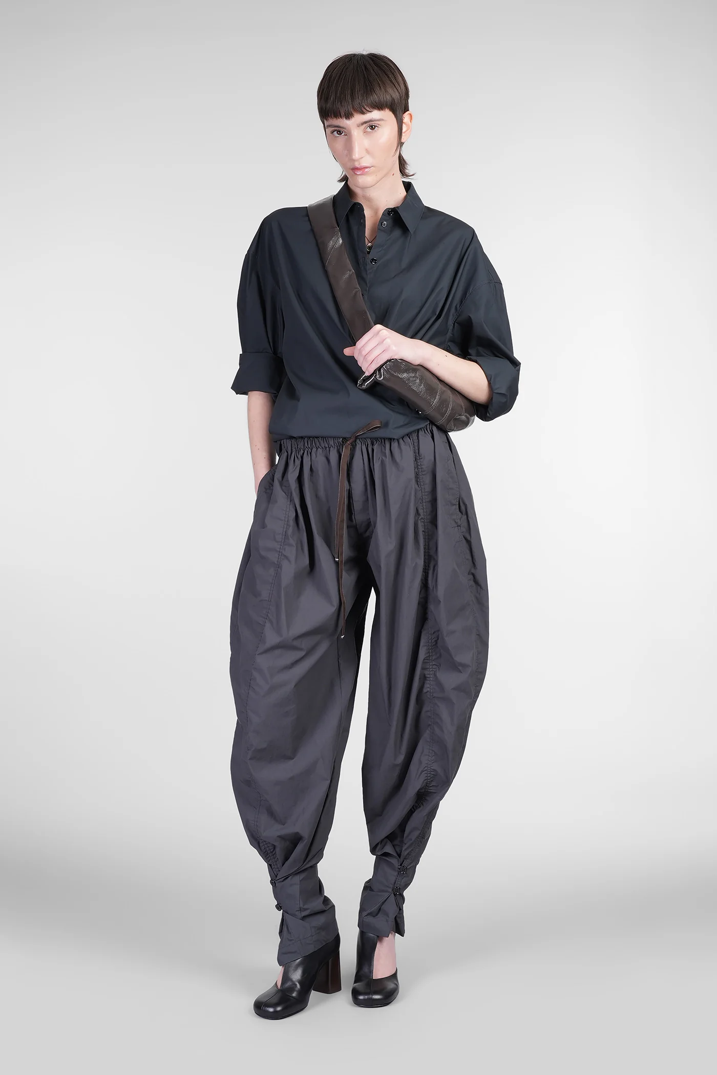 Pants in blue cotton - Image 2