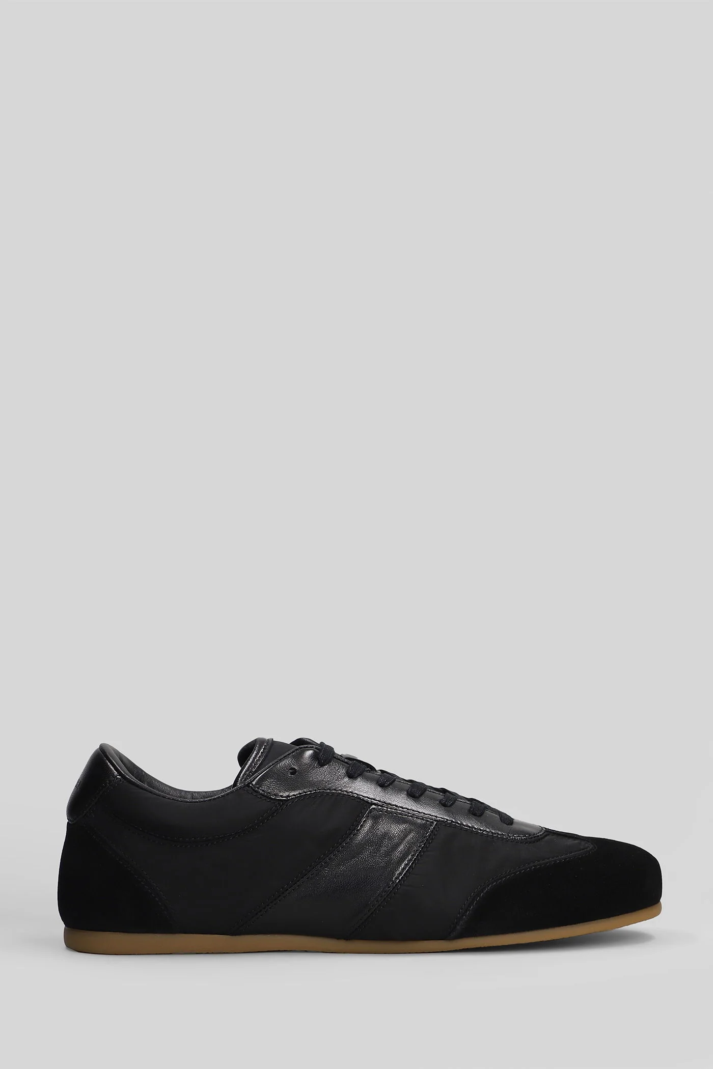 Sofr runner Sneakers in black nylon and leather