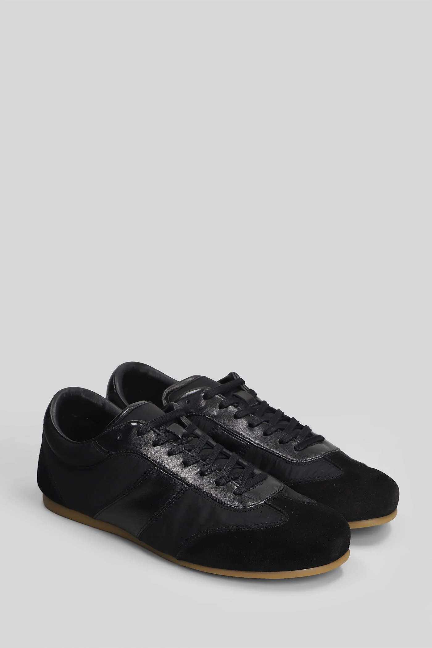 Sofr runner Sneakers in black nylon and leather - Image 2