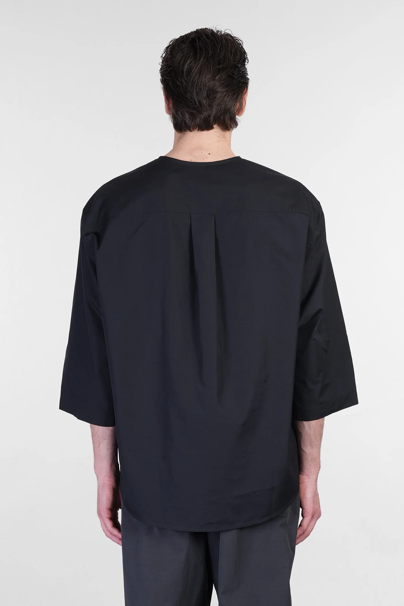 T-Shirt in black cotton - Image 3