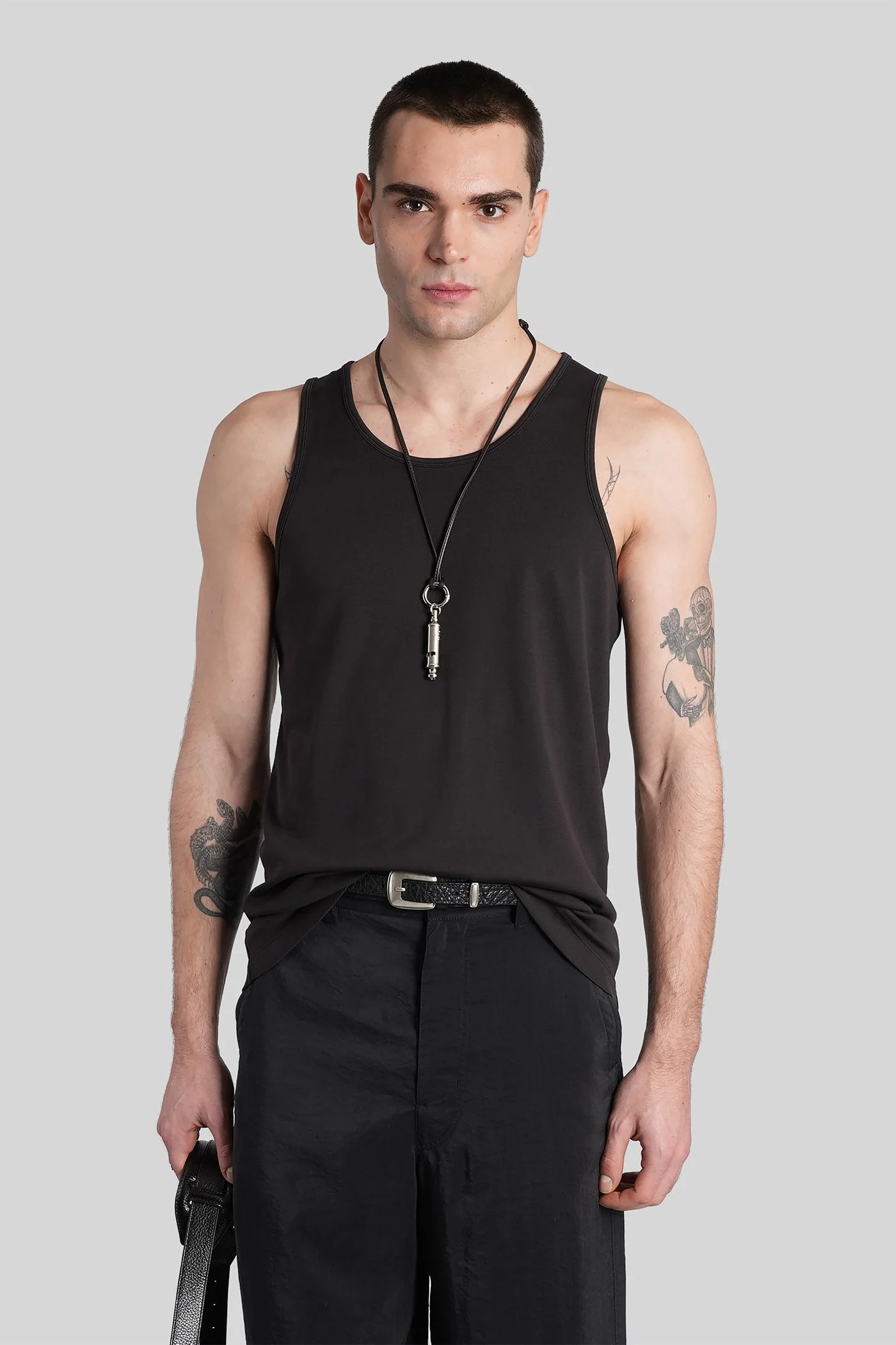 tank Top in black cotton