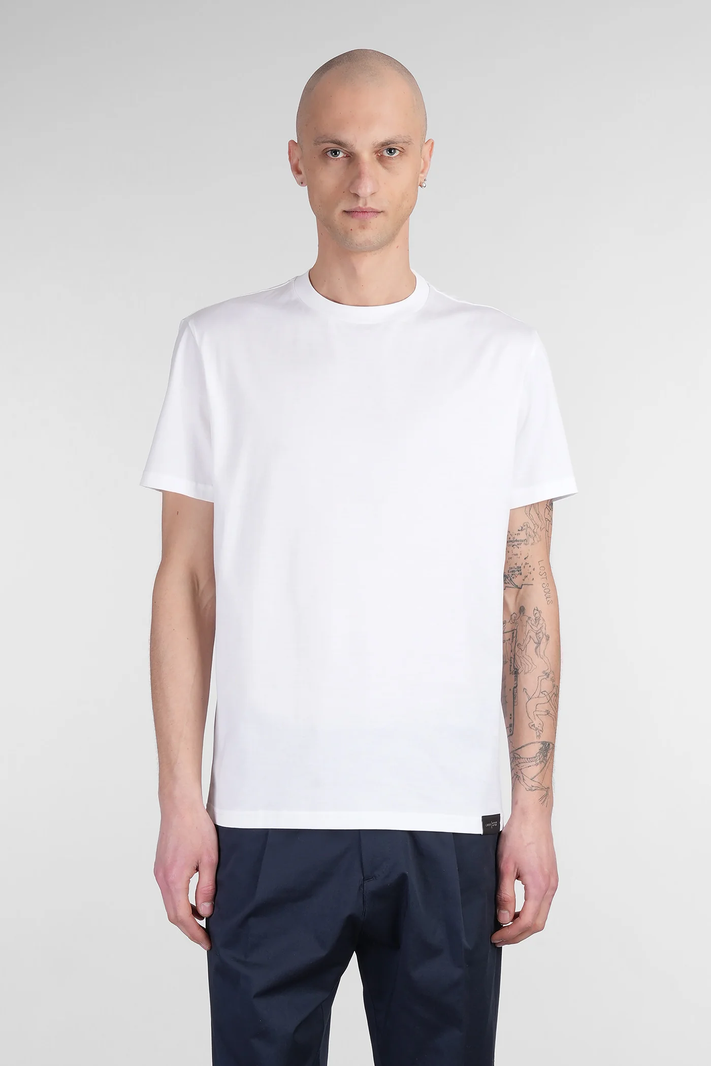 B134 basic T-Shirt in white cotton