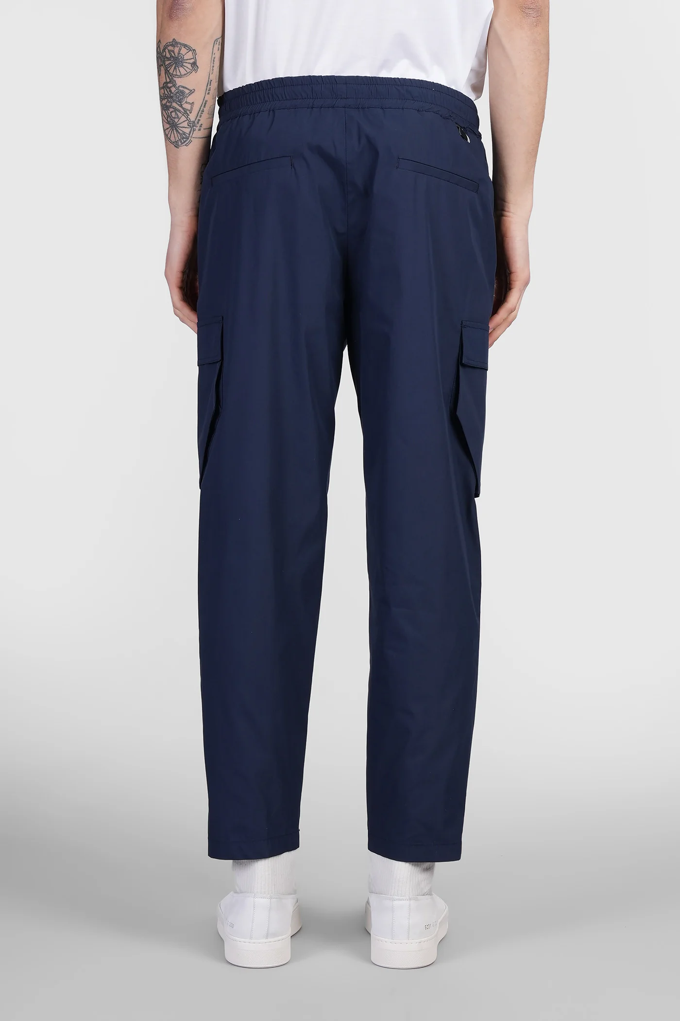 Combo Pants in blue cotton - Image 3