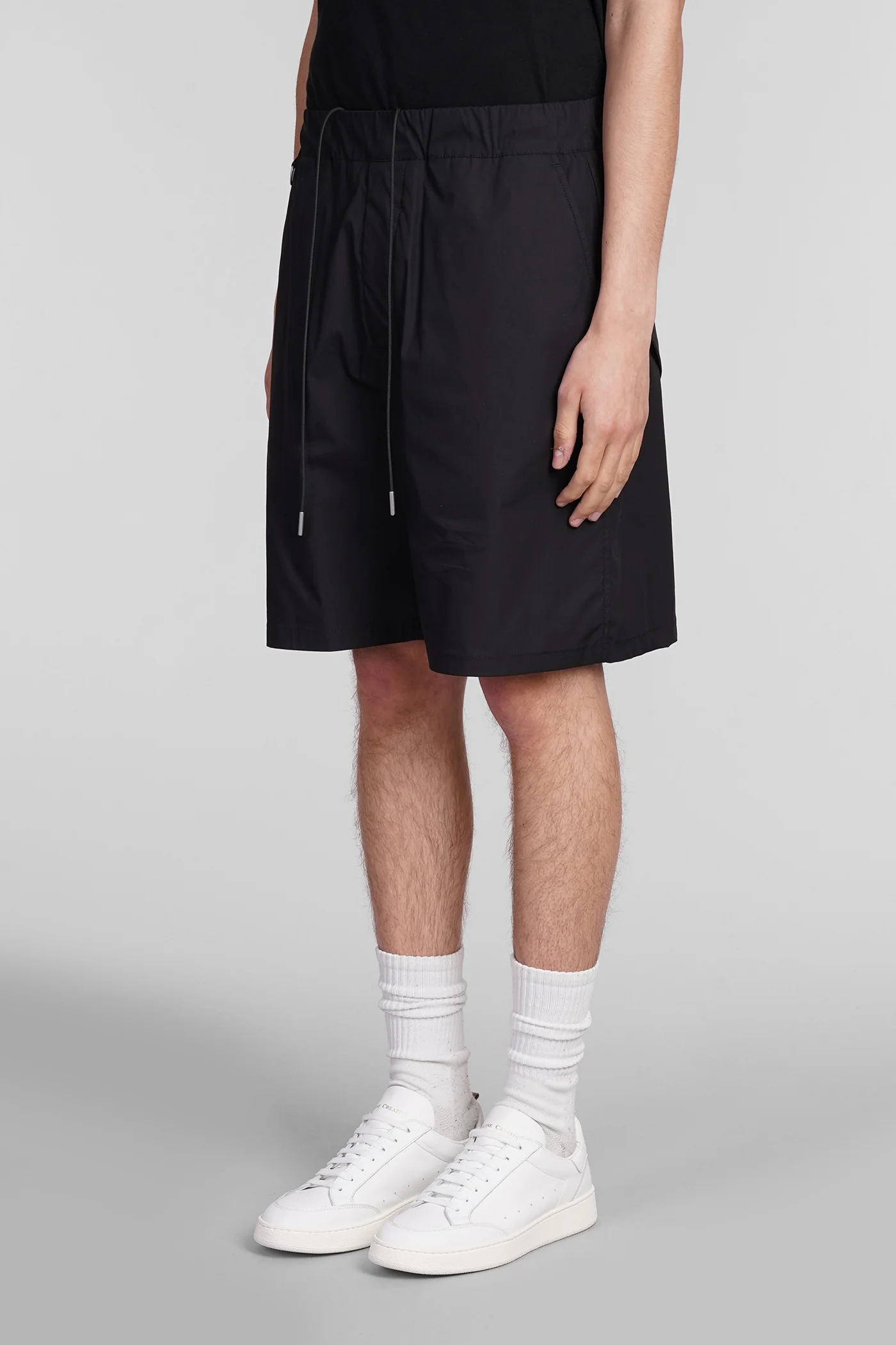 Combo Shorts in black cotton - Image 4