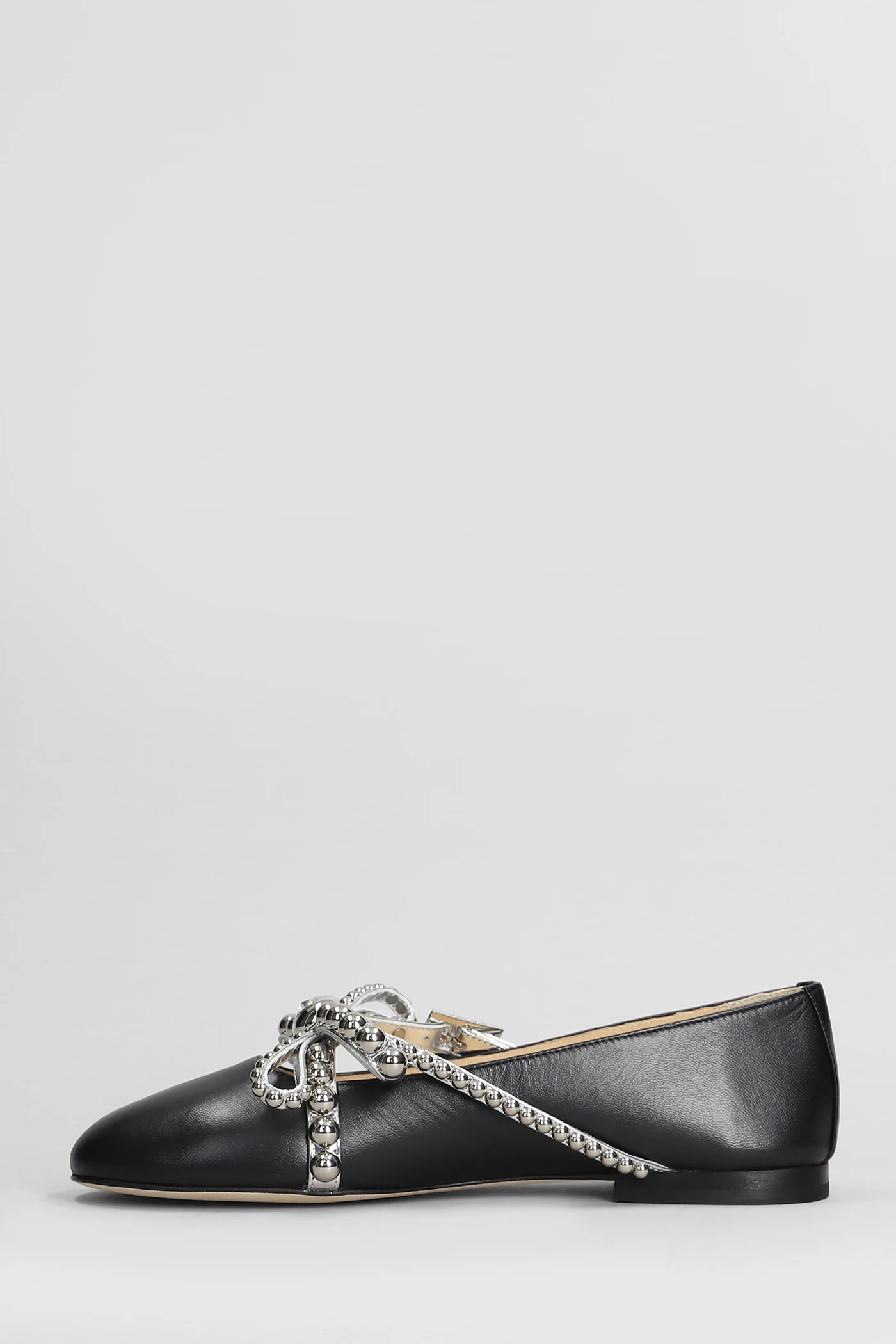 Ballet flats in black leather - Image 18