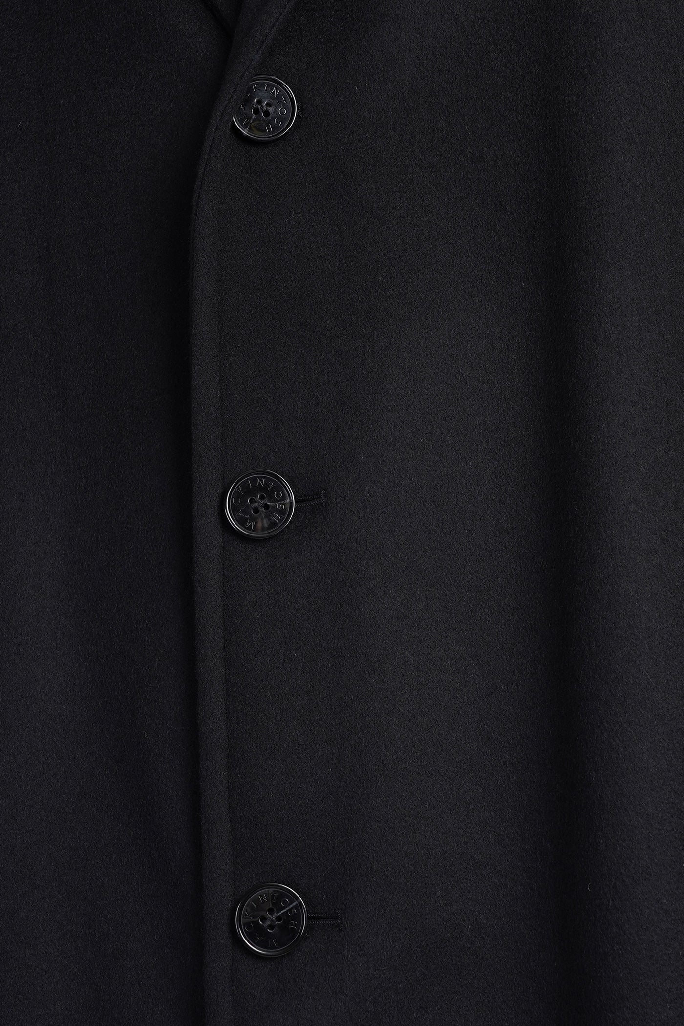 Renfrew Coat in black wool - Image 5