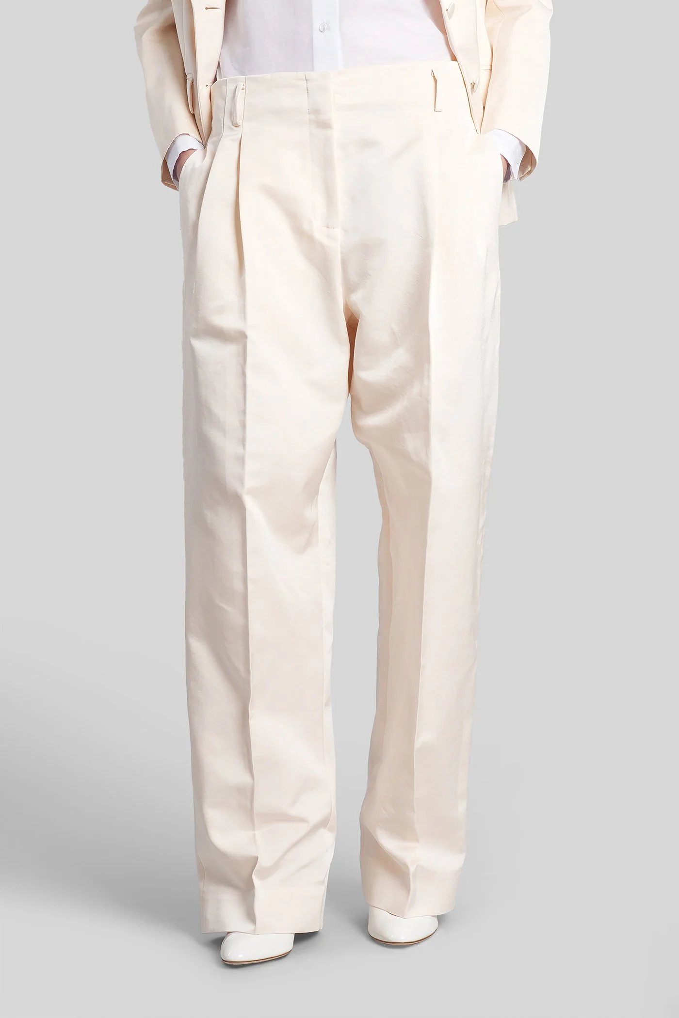 Pants 02 Pants in beige cotton