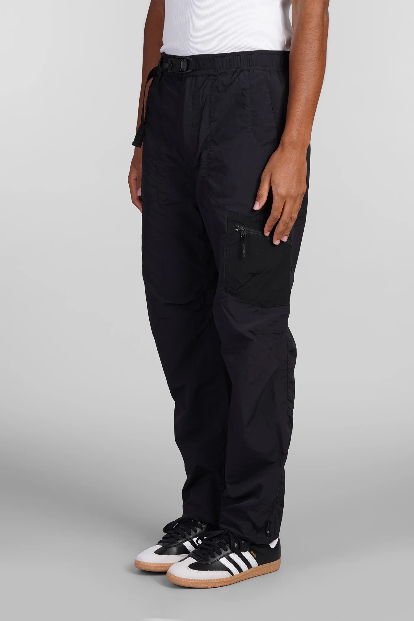 Pants in black nylon - Image 4