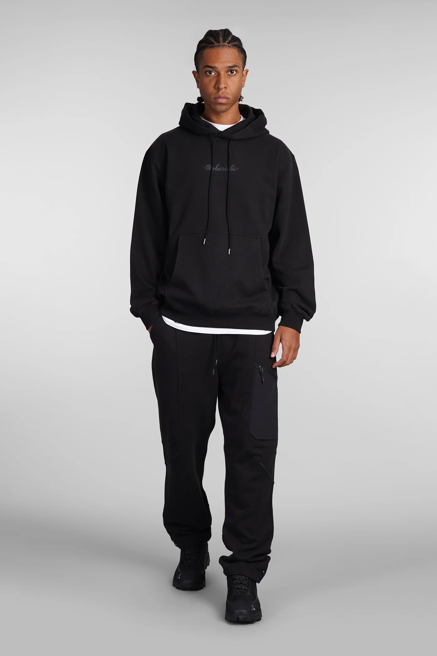 Sweatshirt in black cotton - Image 2