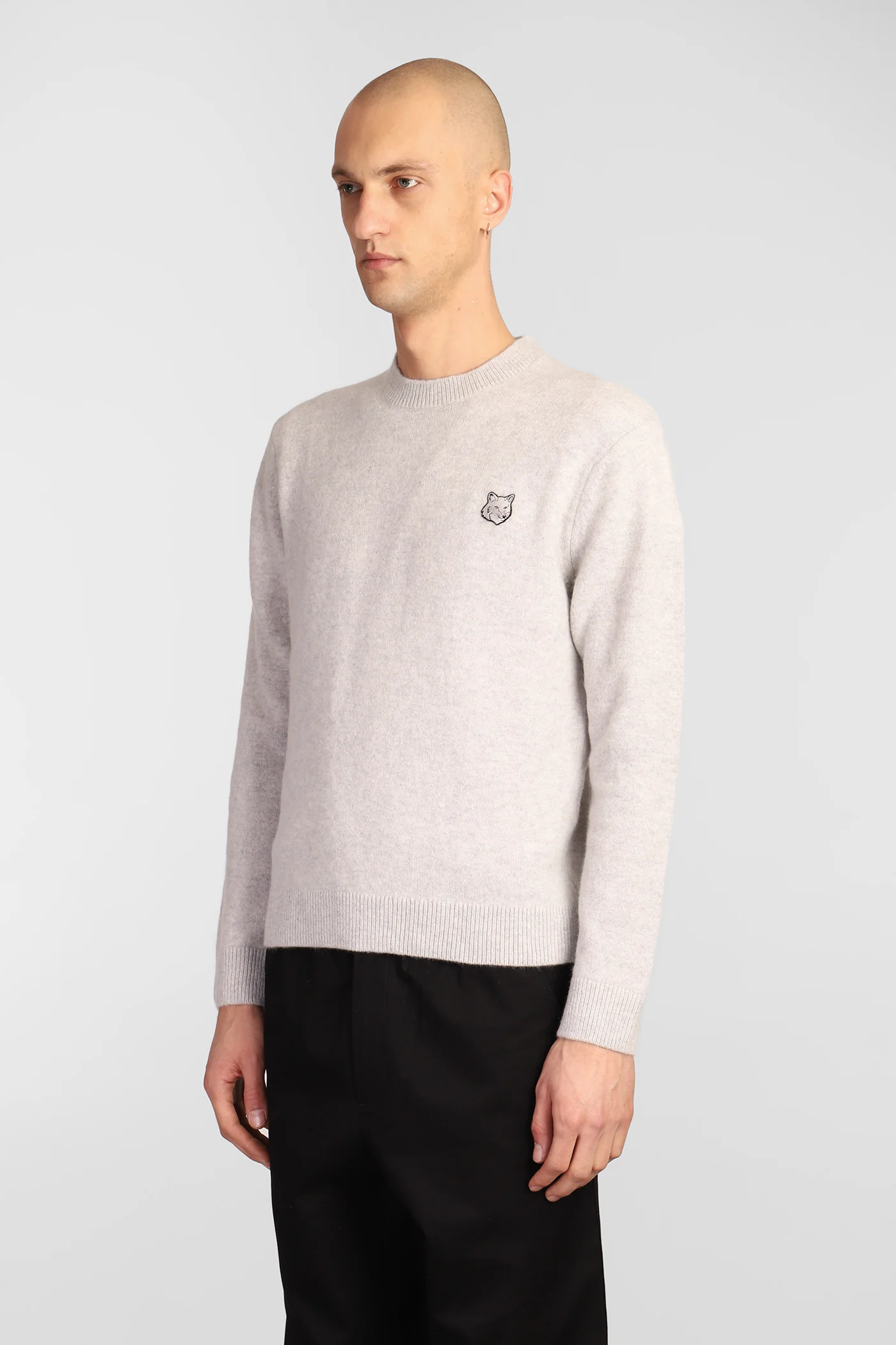 Knitwear in grey wool - Image 4