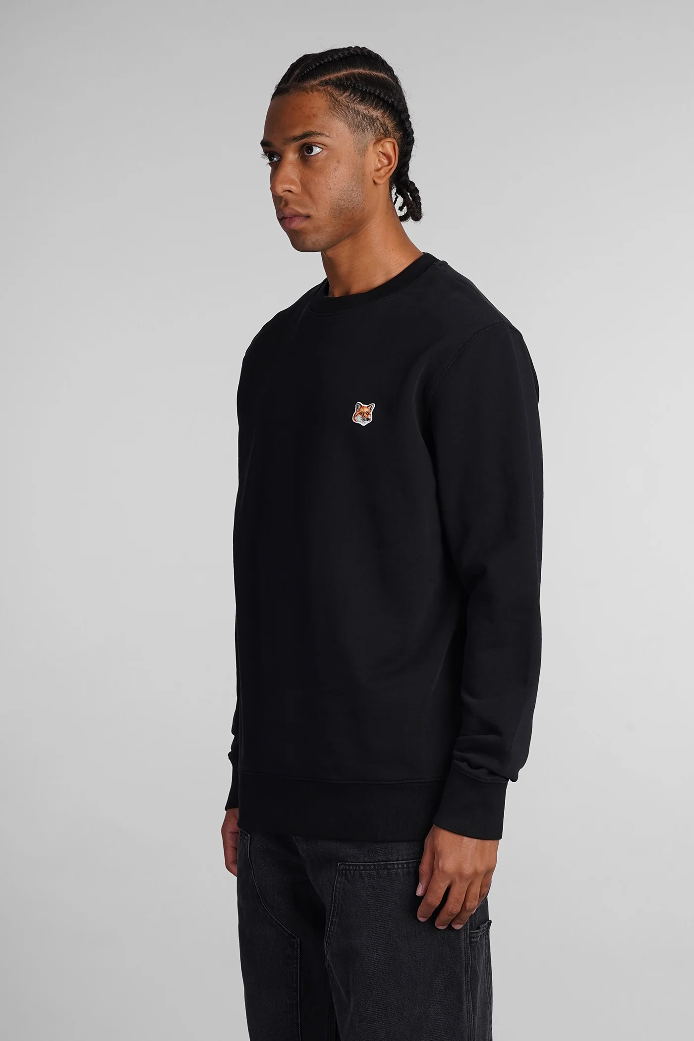 Sweatshirt in black cotton - Image 4