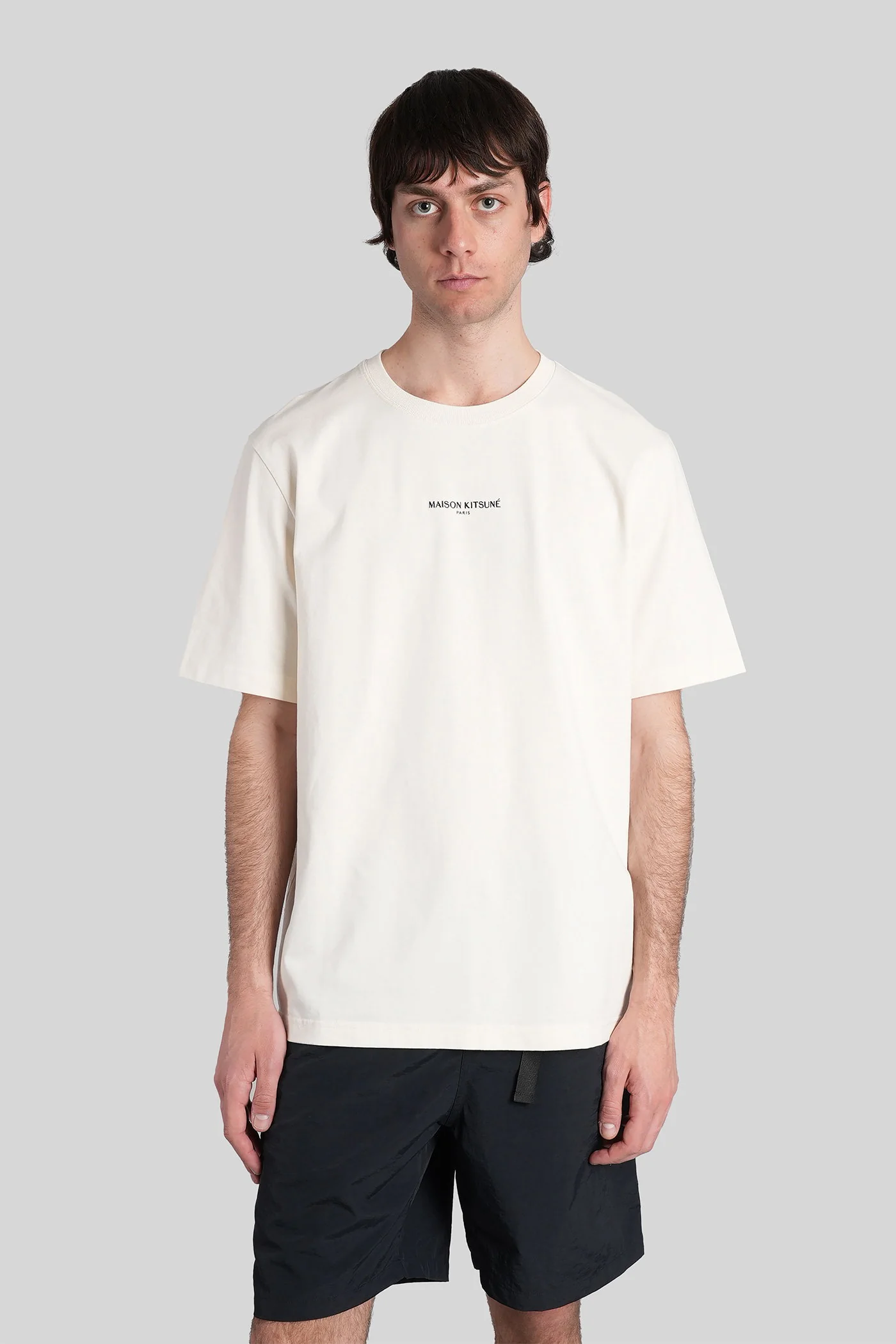 T-Shirt in beige cotton