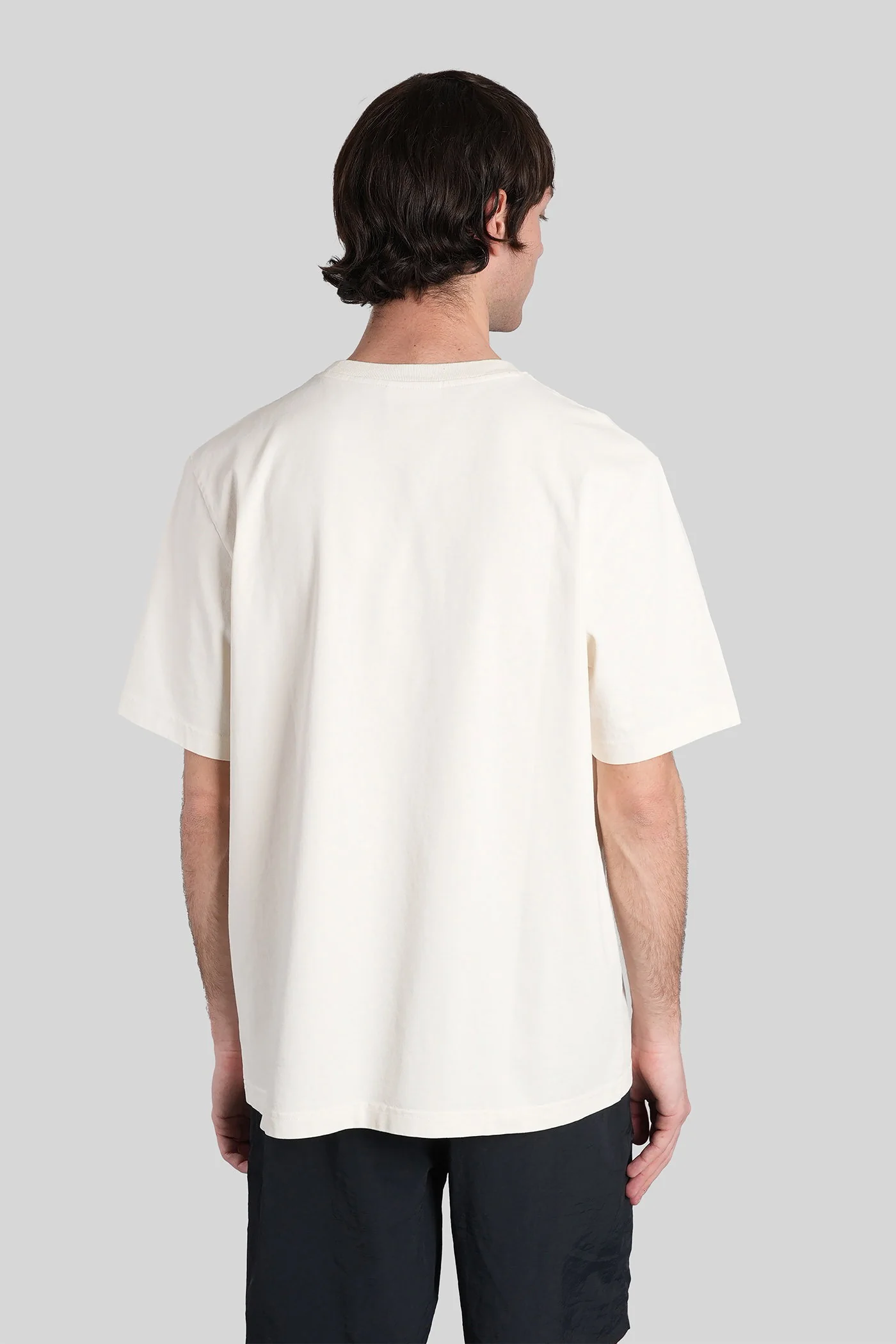 T-Shirt in beige cotton - Image 3