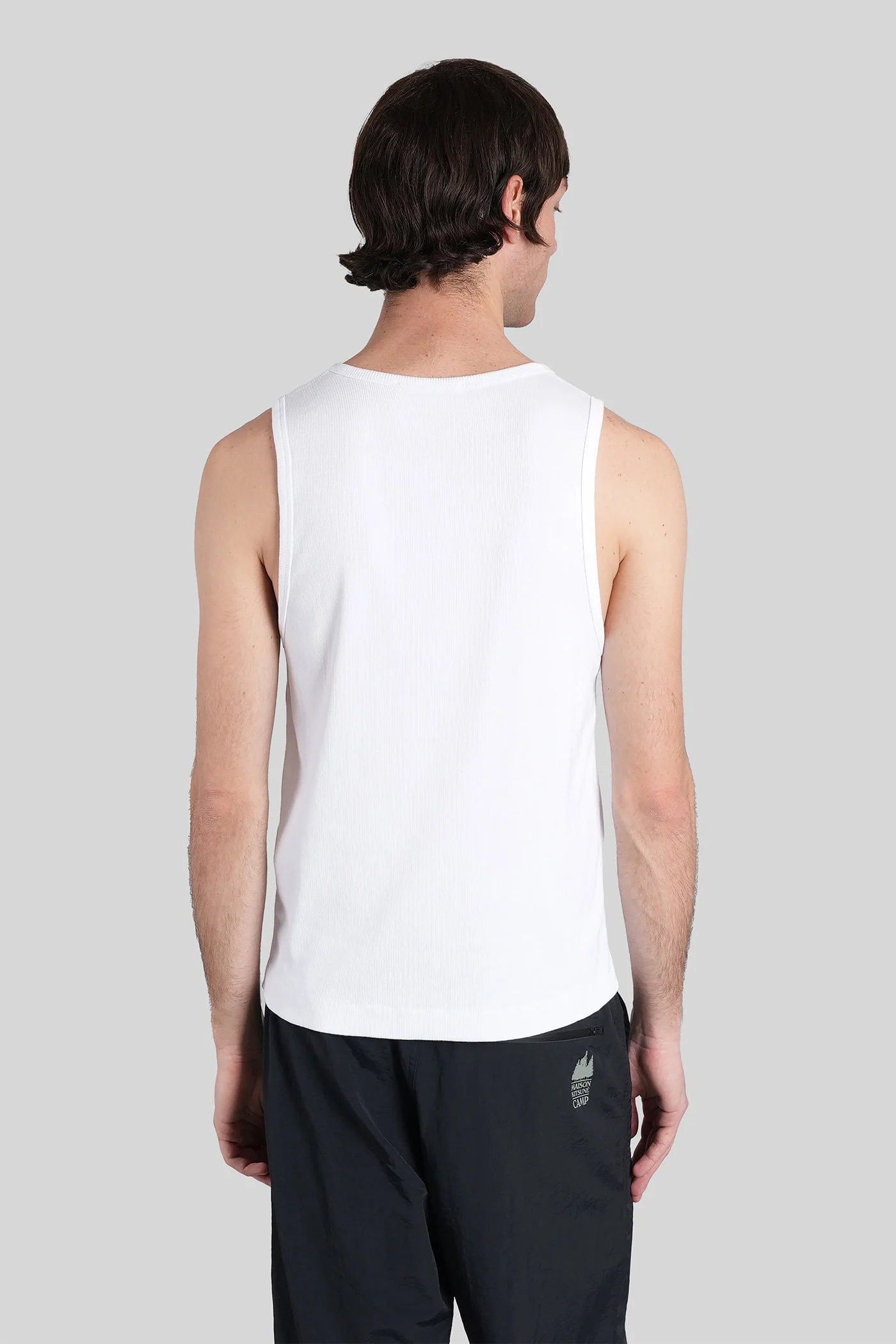 tank Top in white cotton - Image 3